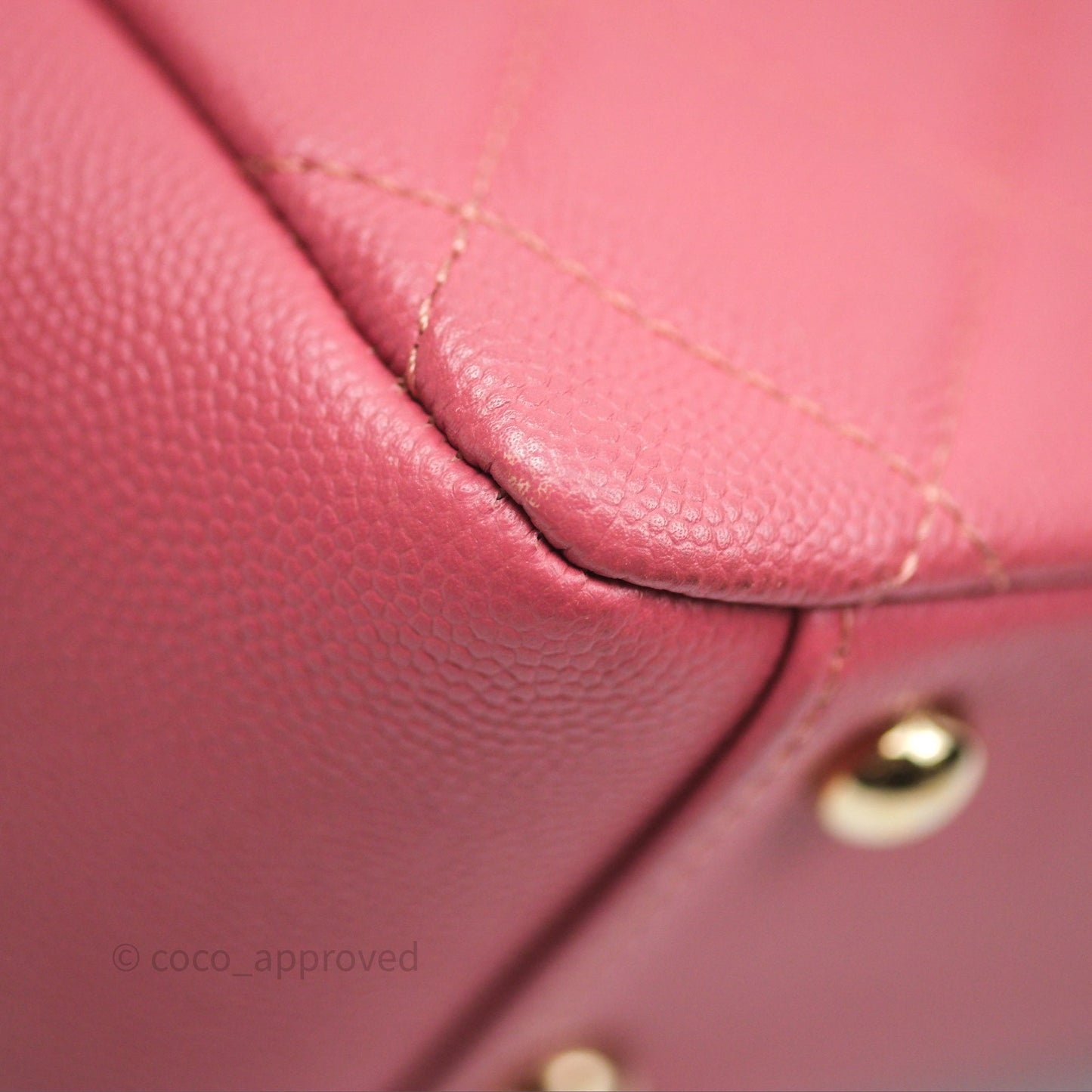 Chanel Quilted Medium Business Affinity Flap Rose Pink Caviar Gold Hardware