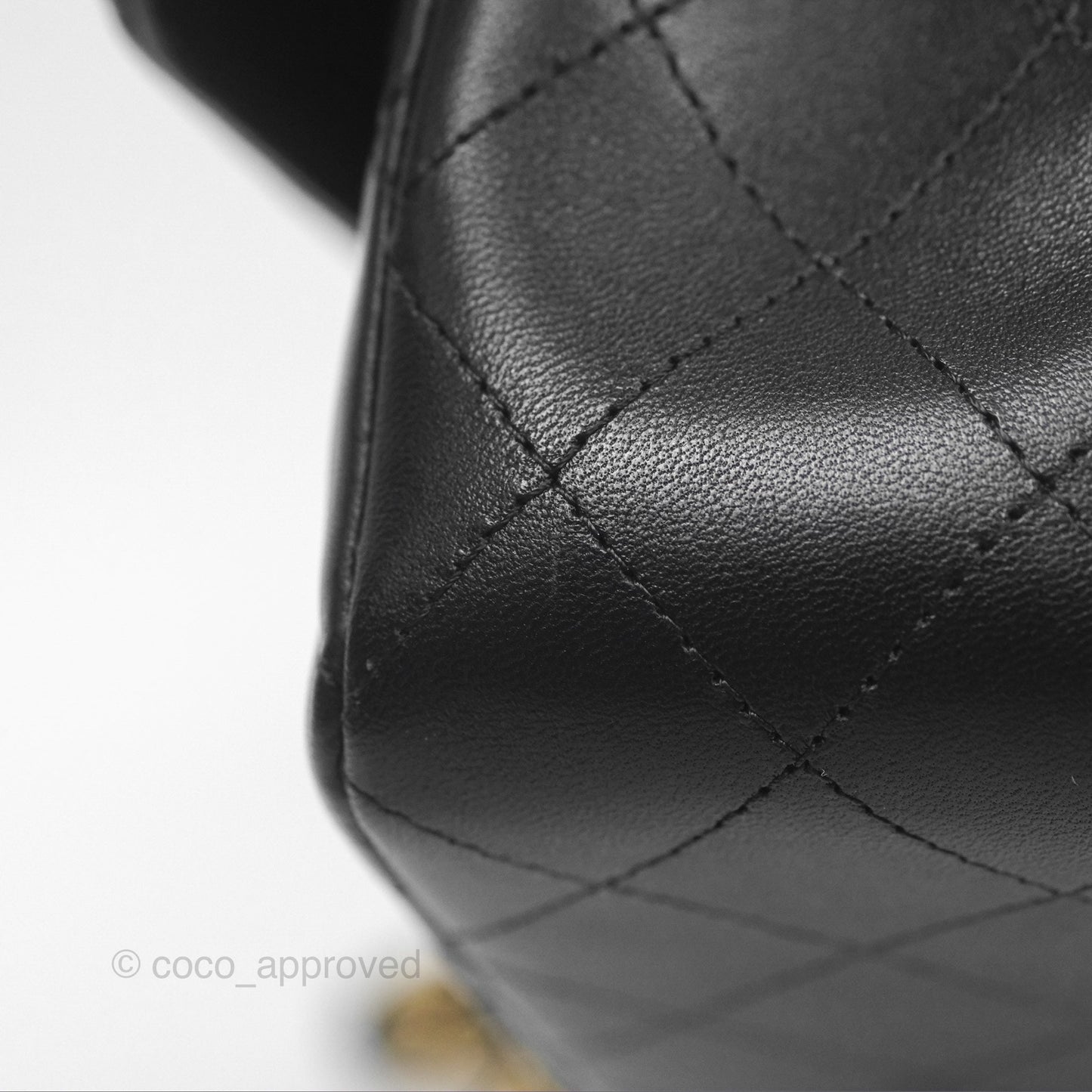 Chanel Small S/M Classic Flap Black Lambskin Gold Hardware
