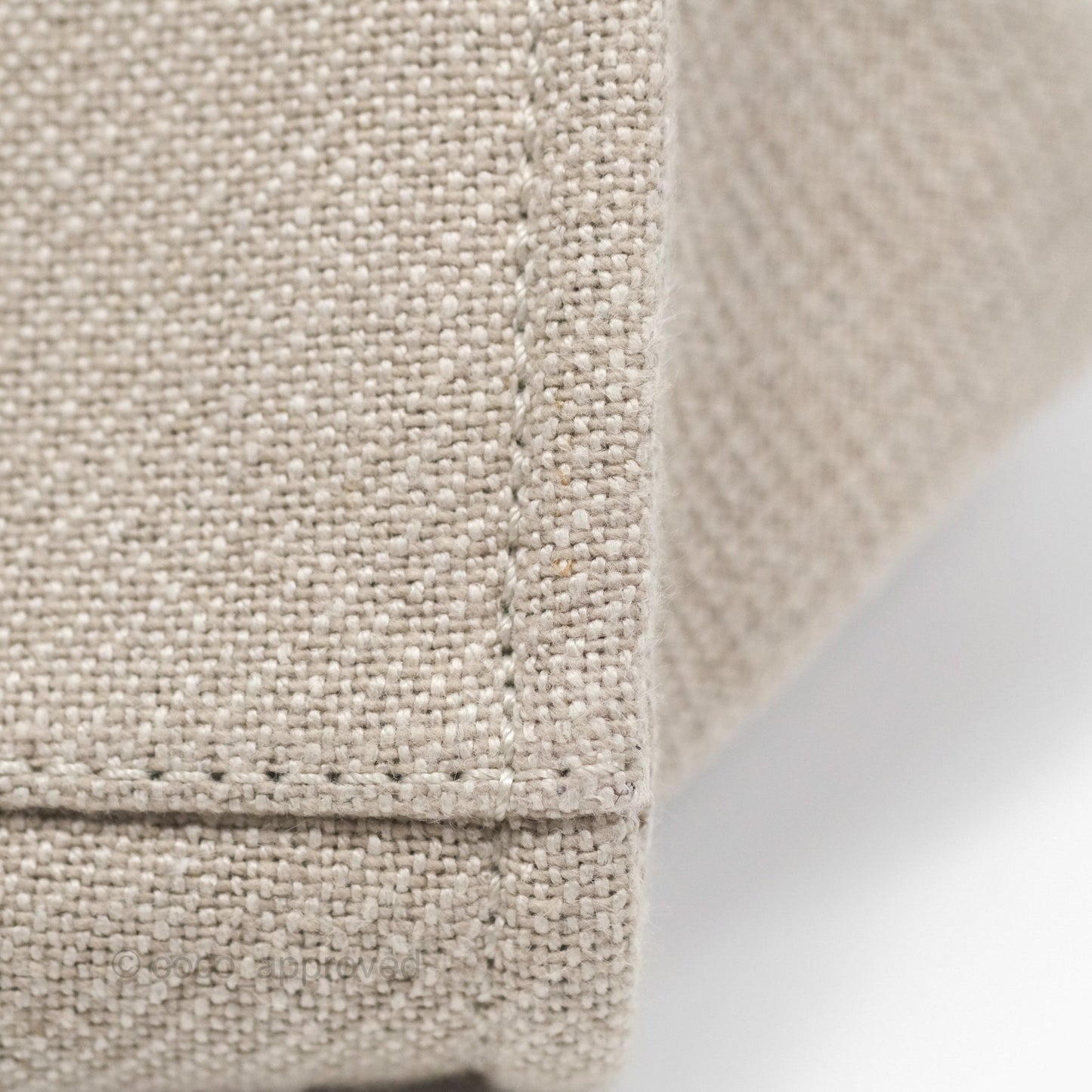 Chanel New Small Deauville Black/Taupe Canvas