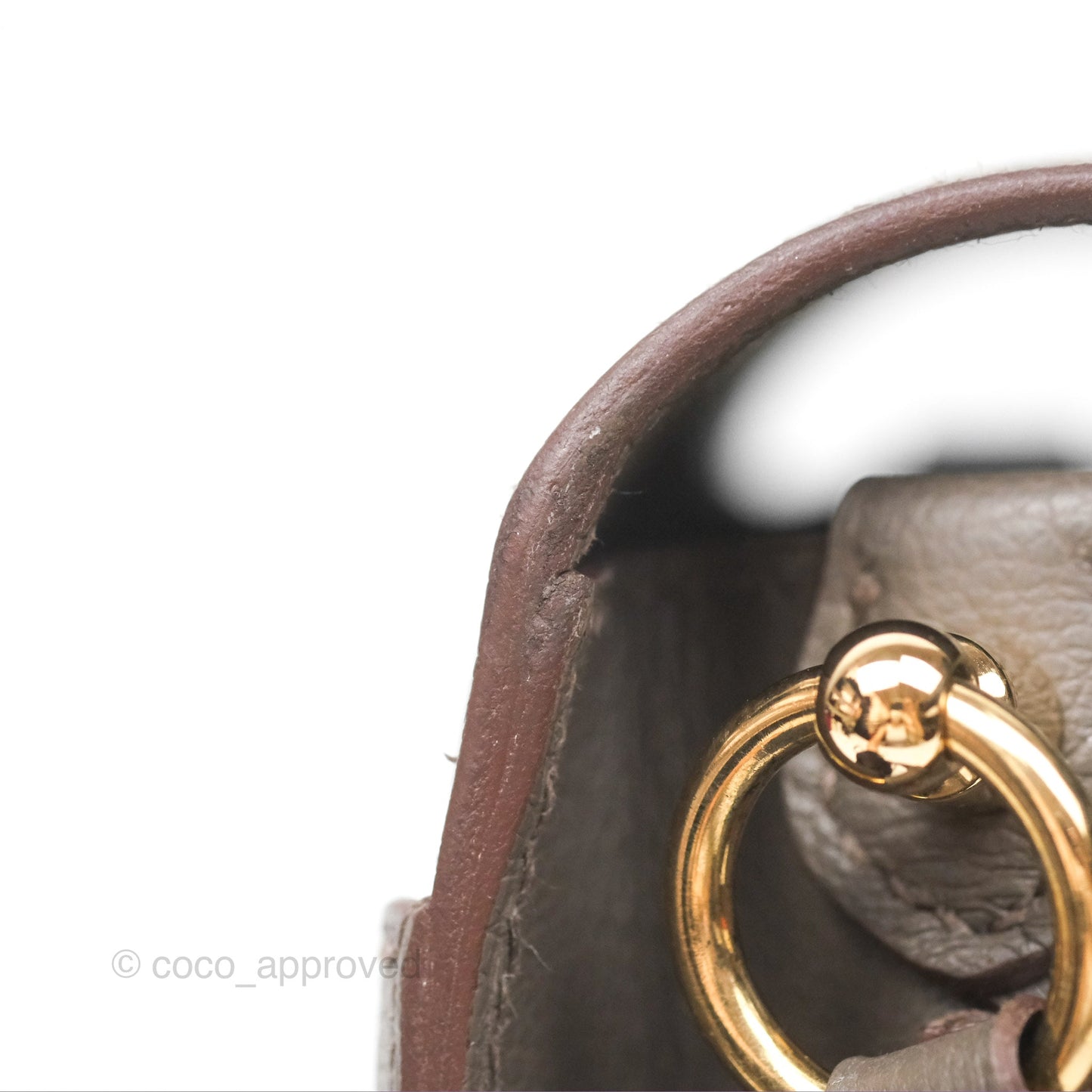 Hermès Roulis Mini 18 Gris Etain 8F Evercolor Gold Hardware