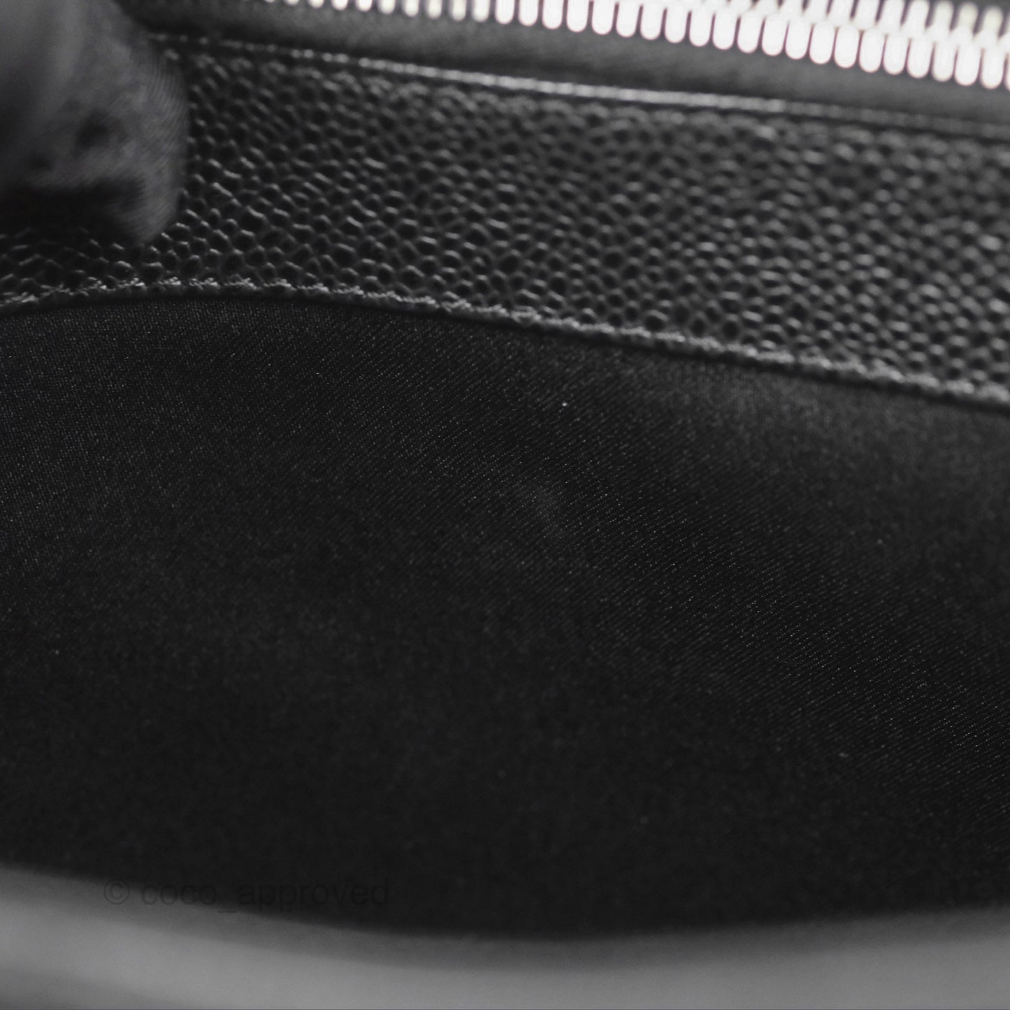 Chanel GST Black Caviar Silver Hardware