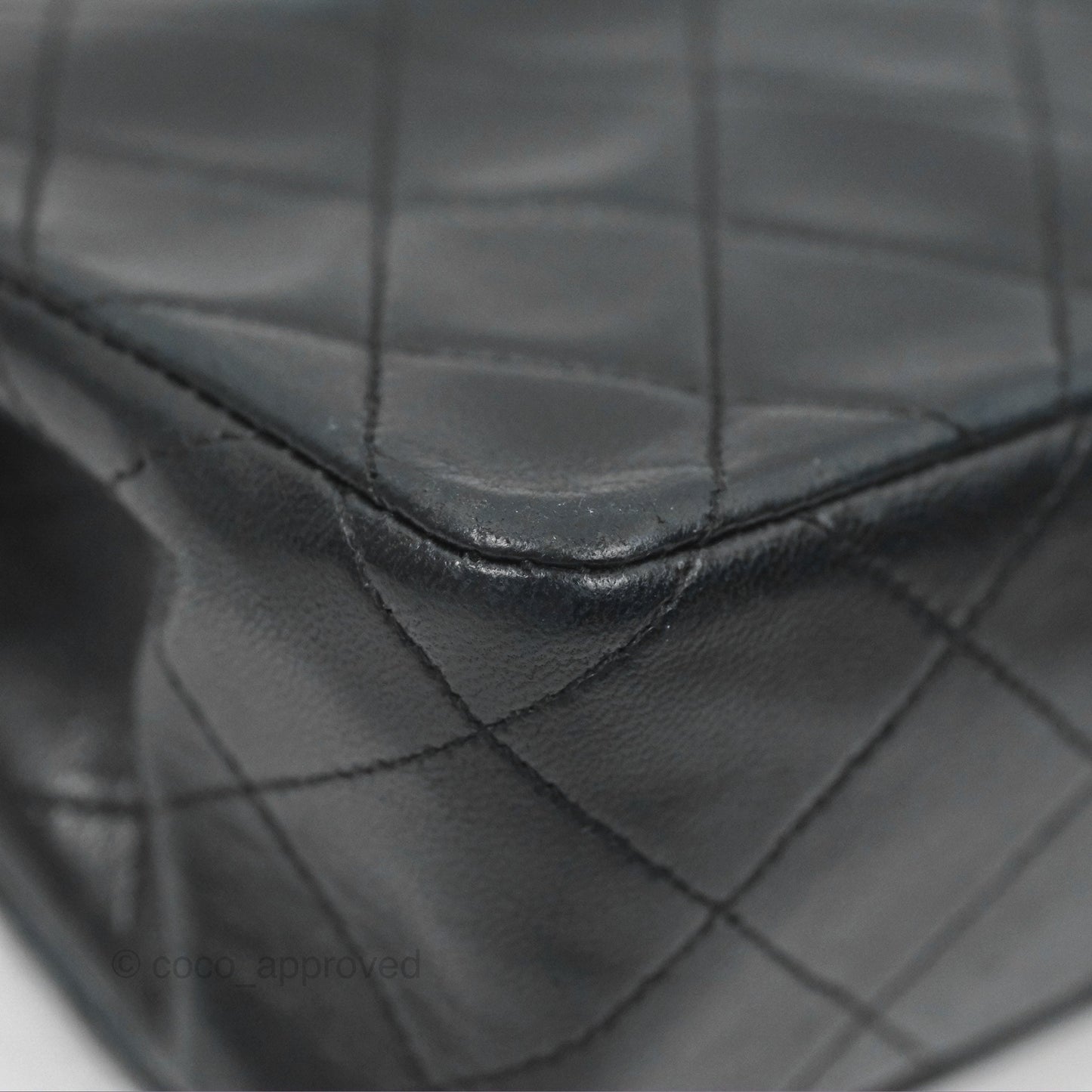 Chanel Vintage Mini Single Full Flap Bag Black Lambskin 24K Gold Hardware