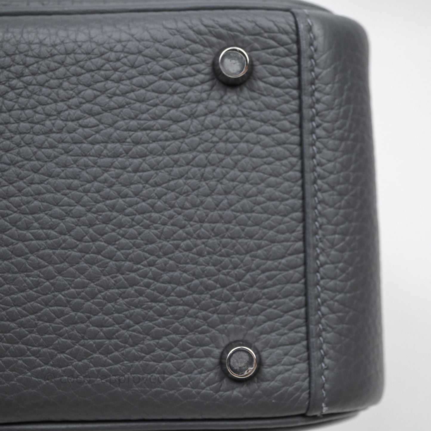 Hermès Mini Lindy II 85 Ardoise Clemence Palladium Hardware