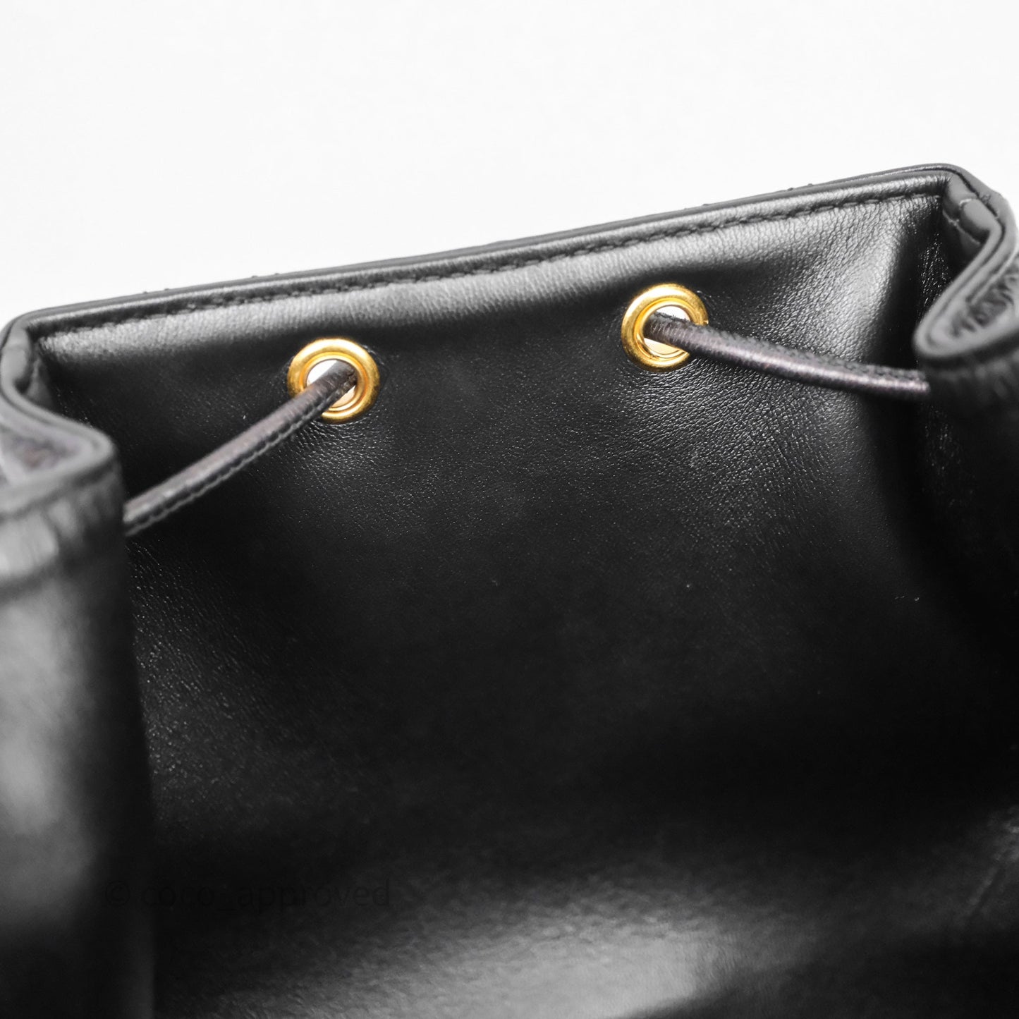 Christian Dior Medium Dior Caro Backpack Black Macrocannage Lambskin