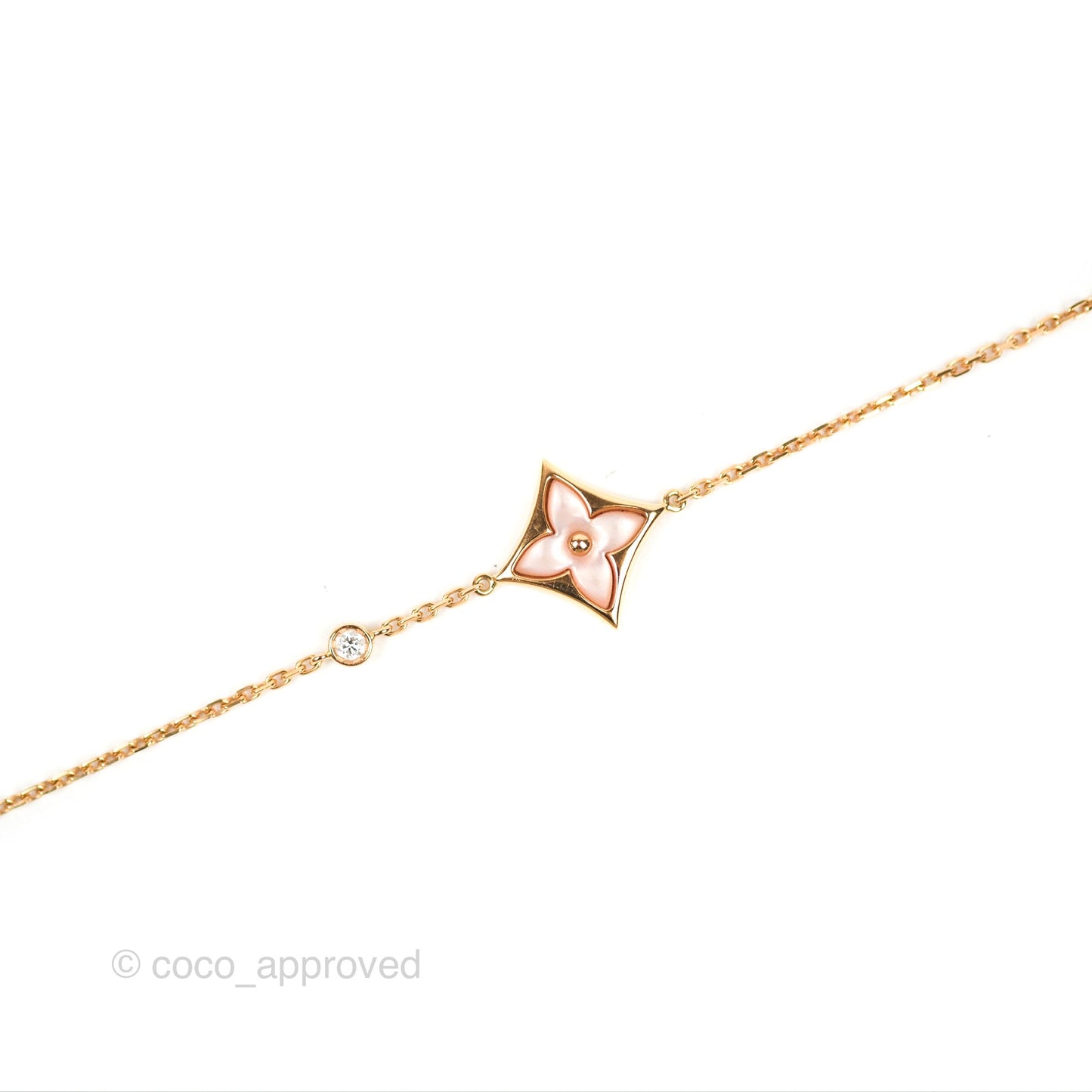 Louis Vuitton Color Blossom BB Star Bracelet, Pink gold, Pink Mother-of-Pearl & Diamond