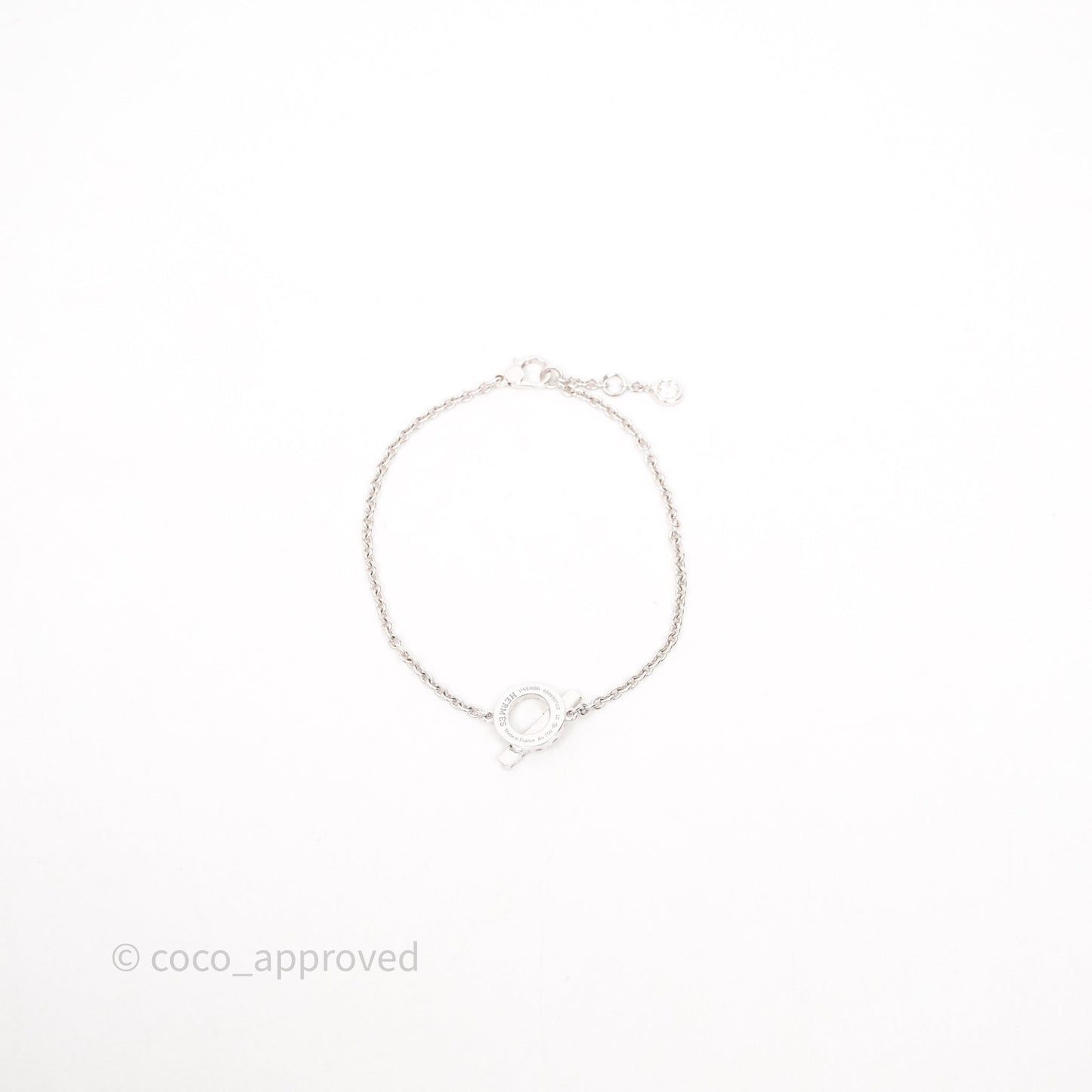 Hermès Finesse Bracelet Diamonds White Gold