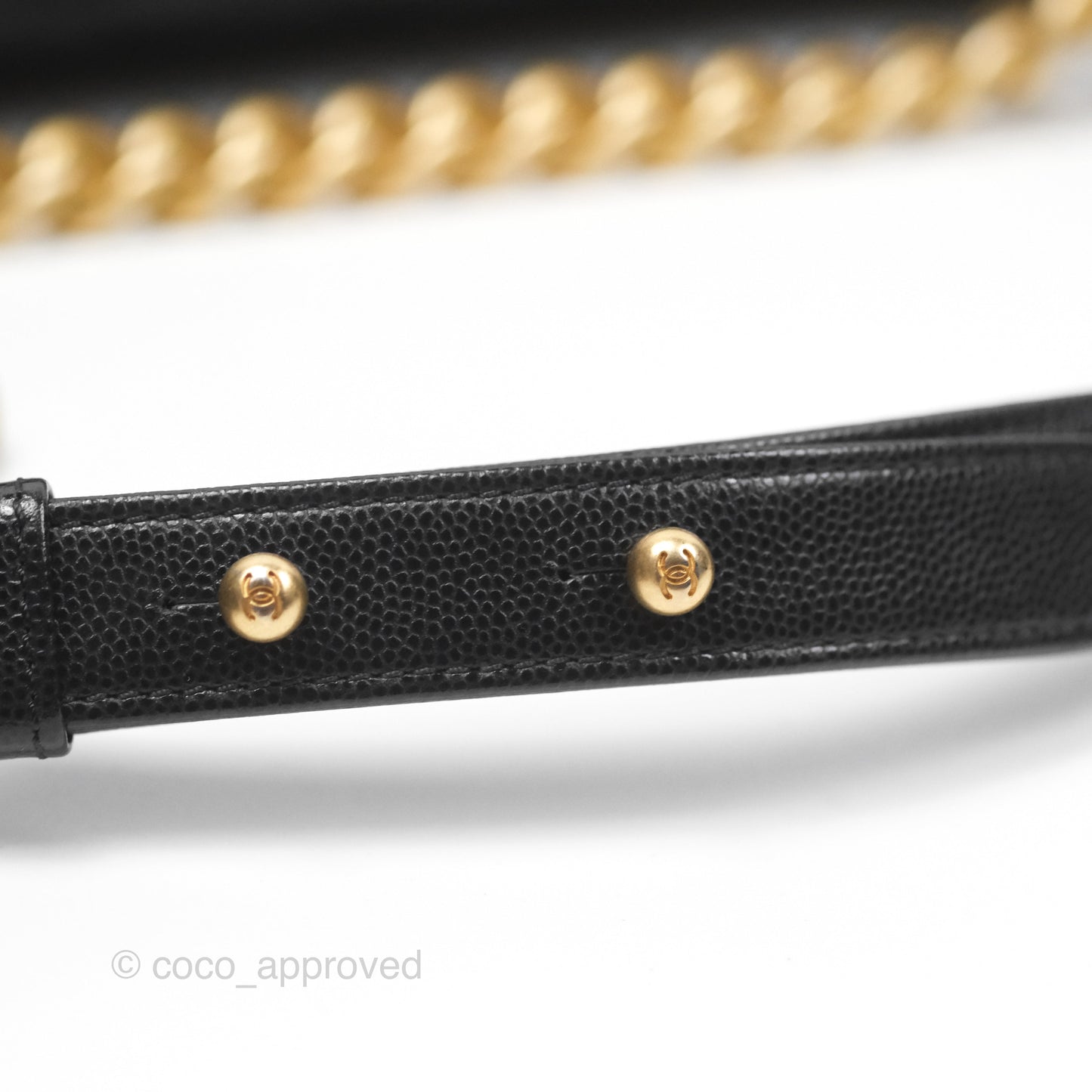 Chanel Medium Boy Quilted Black Caviar Aged Gold Hardware