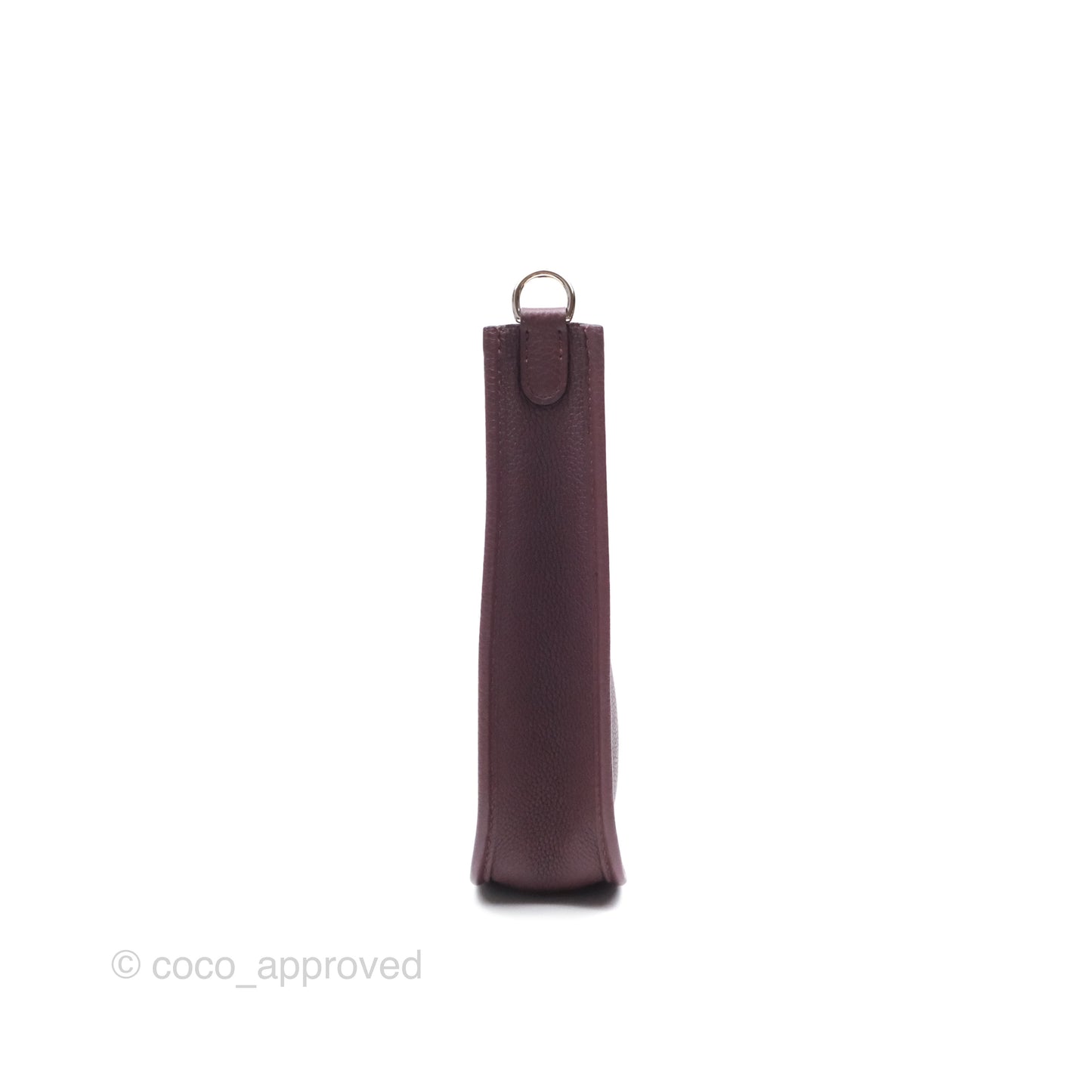 Hermès Mini Evelyne 16 Bordeaux 57 Taurillon Maurice Palladium Hardware