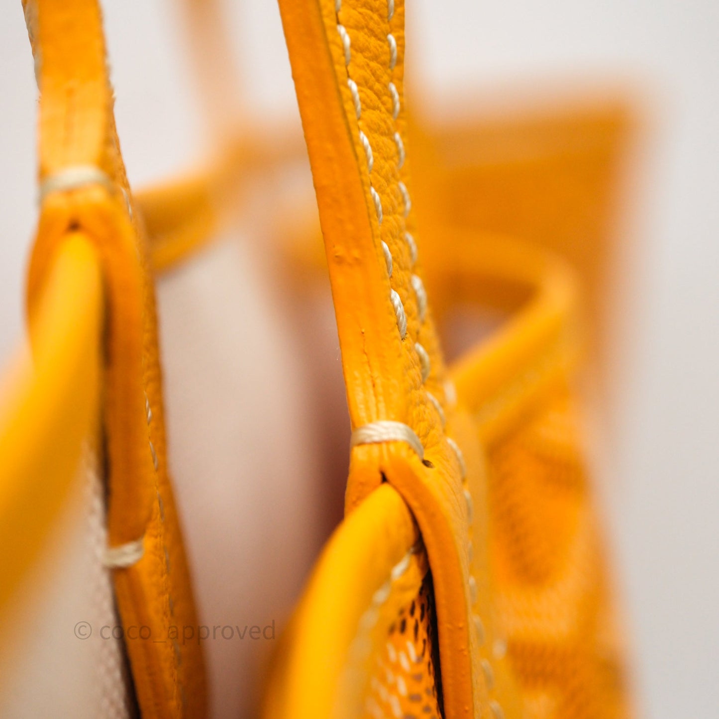 Goyard St. Louis GM Yellow Goyardine Canvas