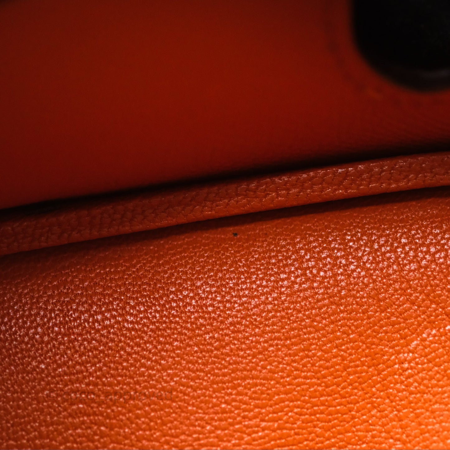 Hermès Birkin 30 Retourne Orange Epsom Palladium Hardware