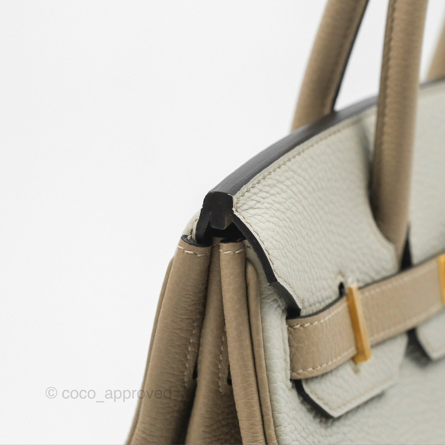 Hermès Birkin 30 Retourne Togo Gold Hardware HSS Gris Perle 80 Gris Tourterelle