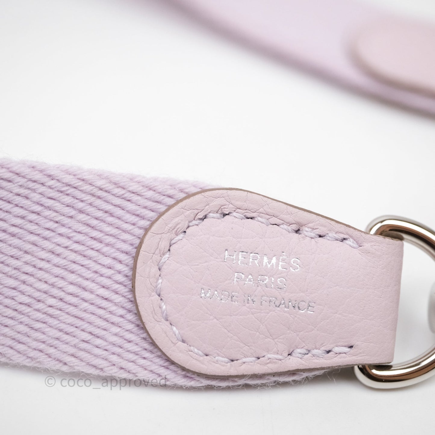 Hermes Mini Evelyne 16 Mauve Pâle 09 Clemence Palladium Hardware