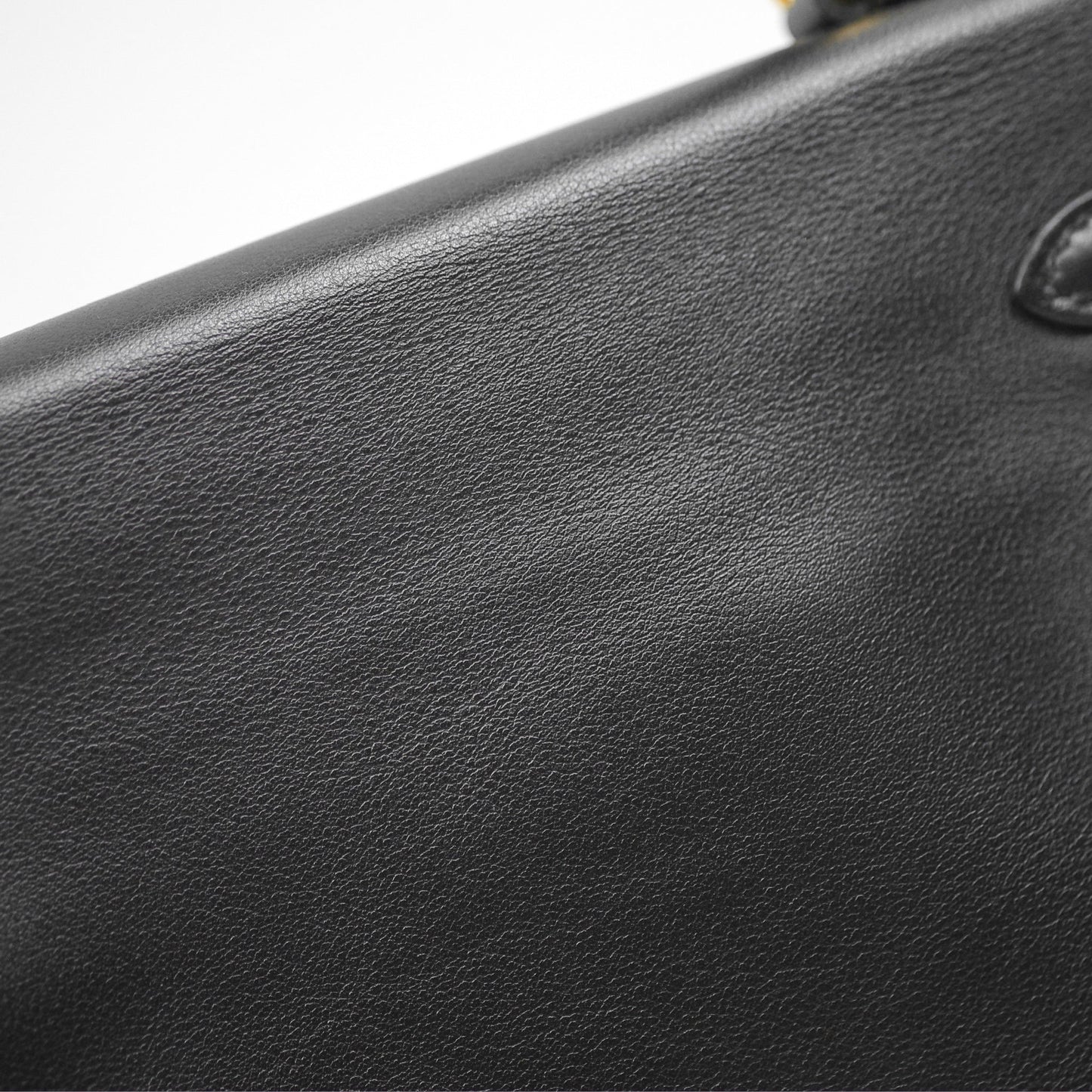 Hermès Retourne Kelly 25 Black Noir 89 Swift Gold Hardware