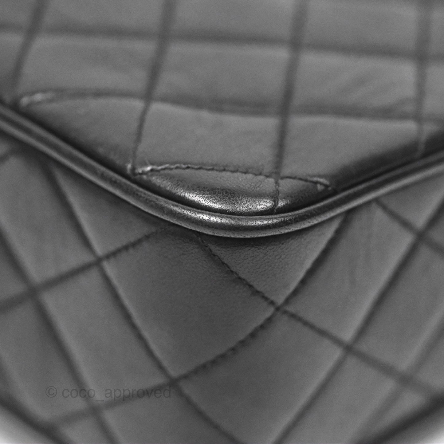 Chanel Vintage Camera Bag Black Lambskin 24K Gold Hardware