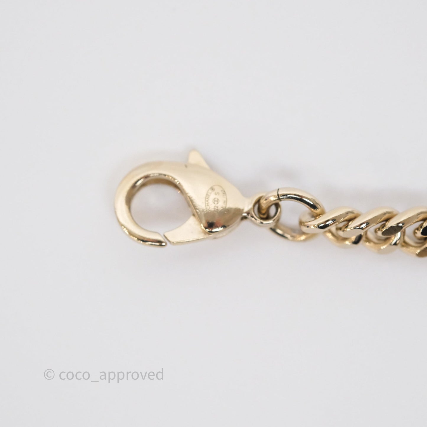 Chanel Crystals CC Chain Belt Gold Tone 22S
