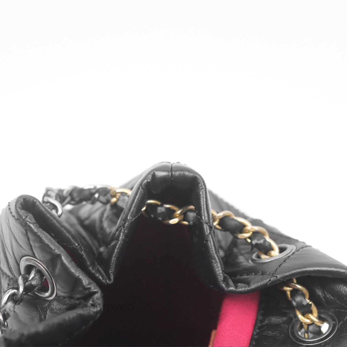 Chanel Small Gabrielle Backpack Black Aged Calfskin