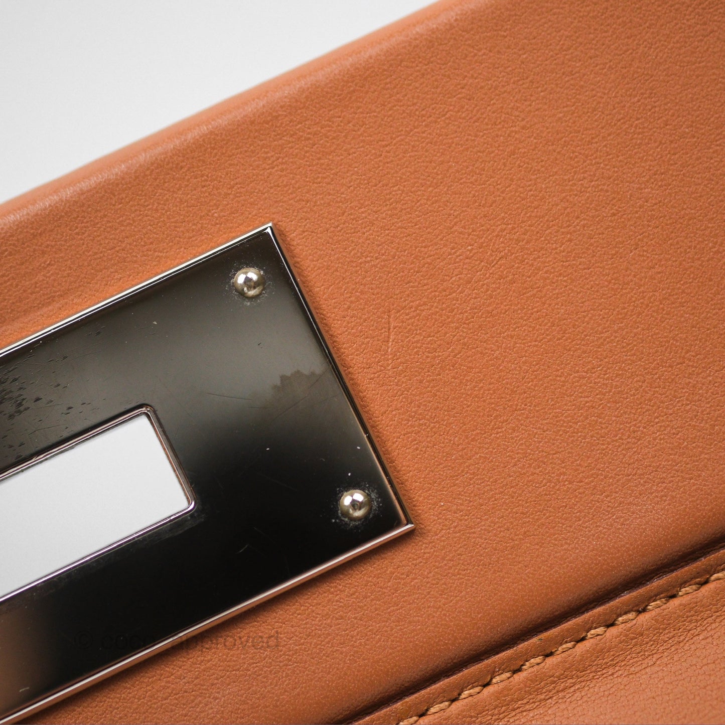 Hermès 24/24 21 Mini Gold 37 Evercolor/ Swift Palladium Hardware