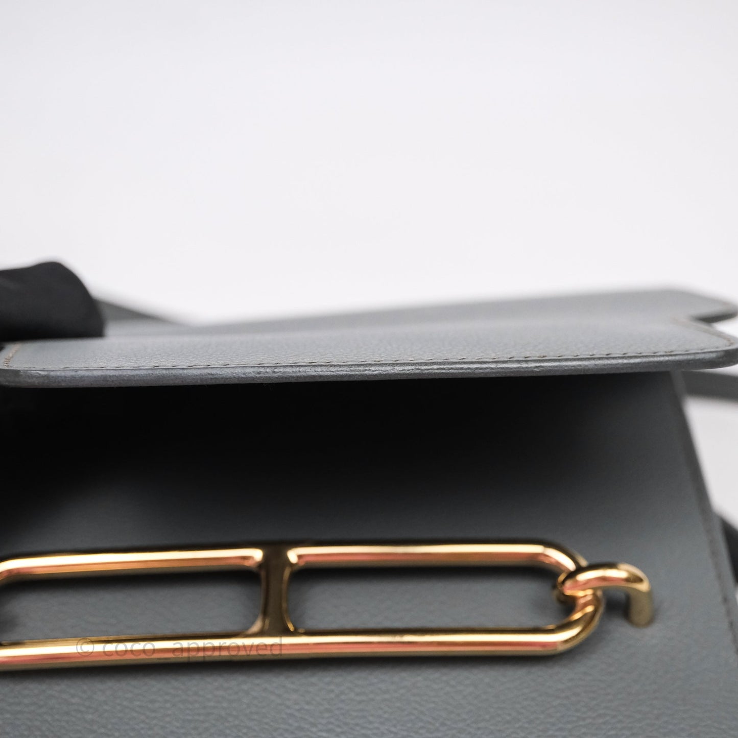 Hermès Roulis Mini 18 Vert Amancde 63 Evercolor Gold Hardware