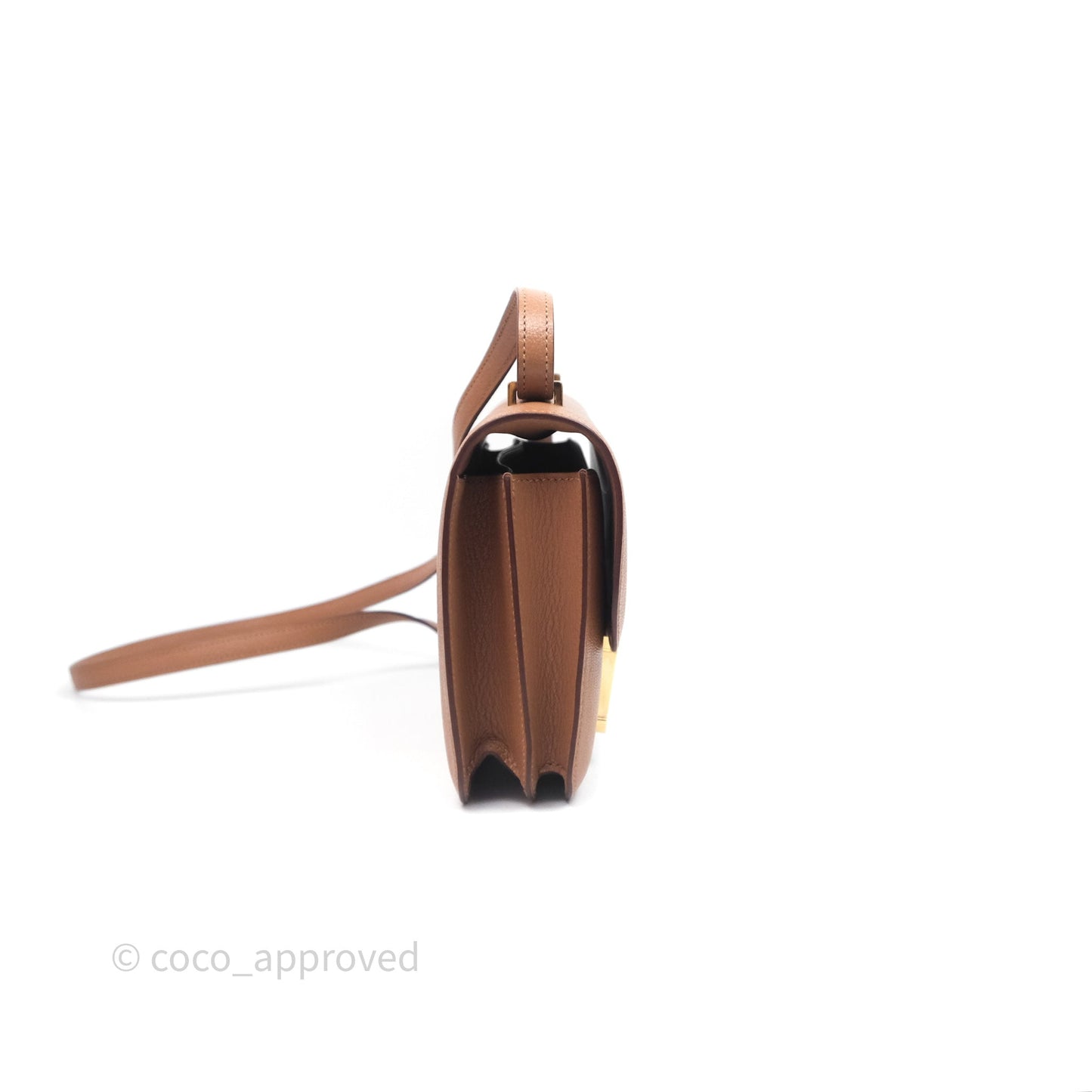 Hermès Constance Mini Quebracho Chevre Gold Hardware