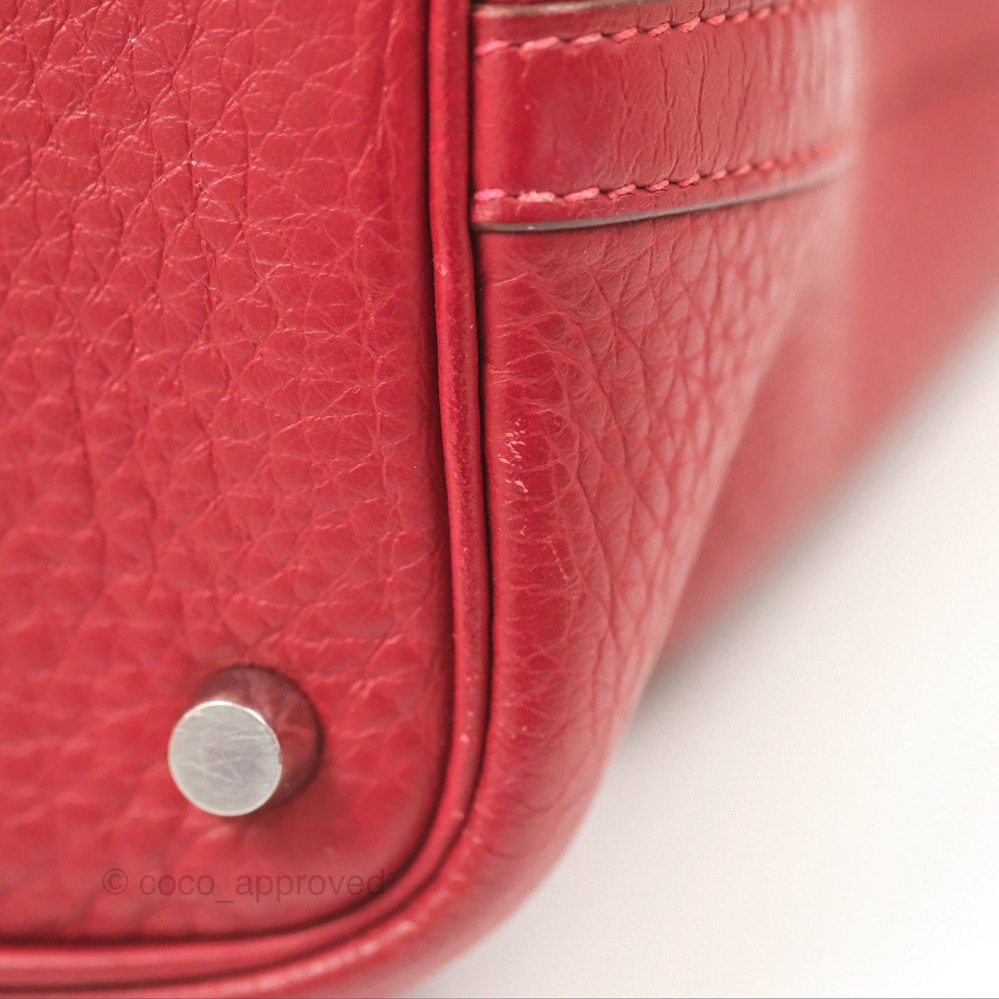 Hermès Picotin 18 Rouge Clemence Palladium Hardware