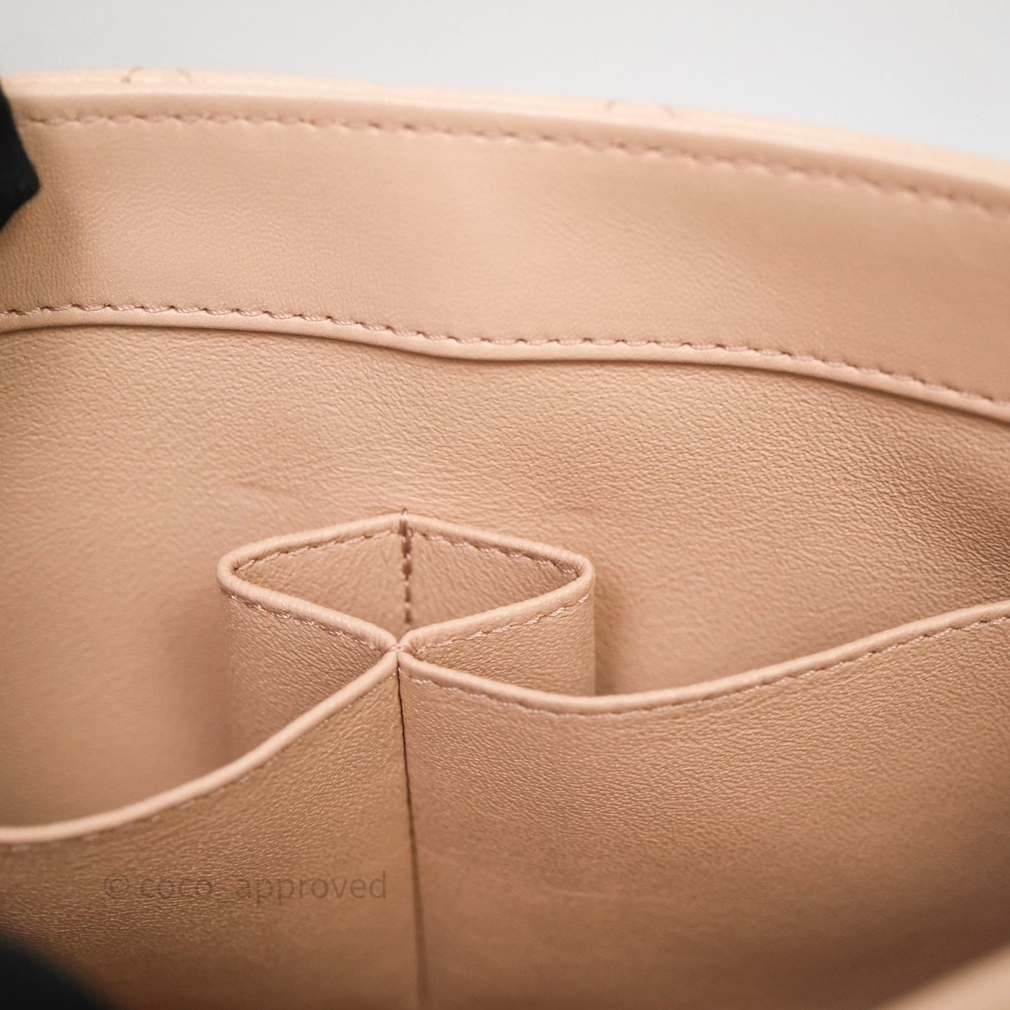 Chanel Small Trendy CC Beige Lambskin Gold Hardware