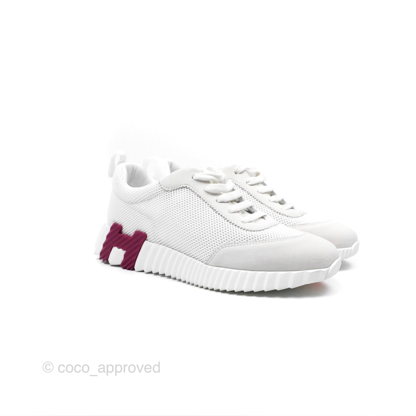 Hermès Sneaker Femme Bouncing Mesh Aere Blanc