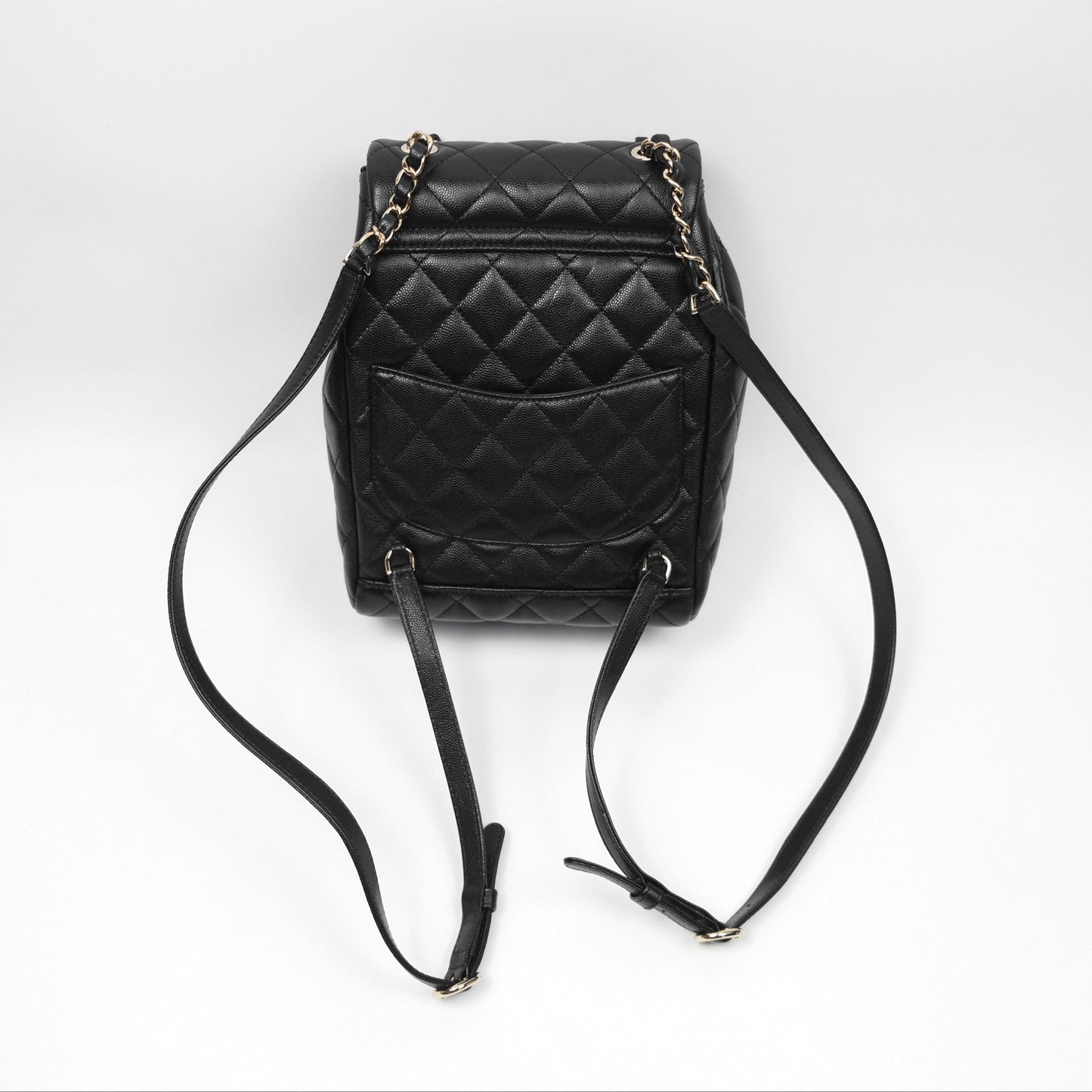 Chanel Small Urban Spirit Backpack Black Caviar Gold Hardware