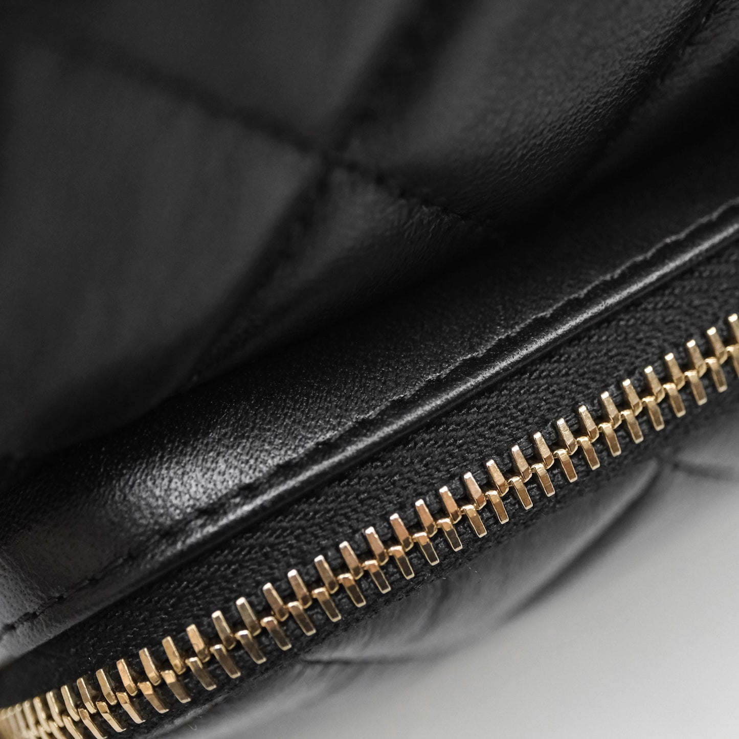 Chanel Camera Bag Black Lambskin Gold Hardware 25C