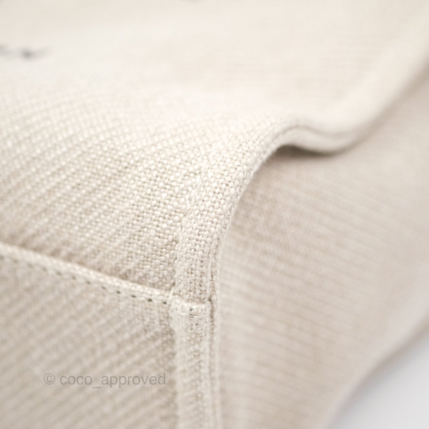 Chanel New Small Deauville Black/Taupe Canvas