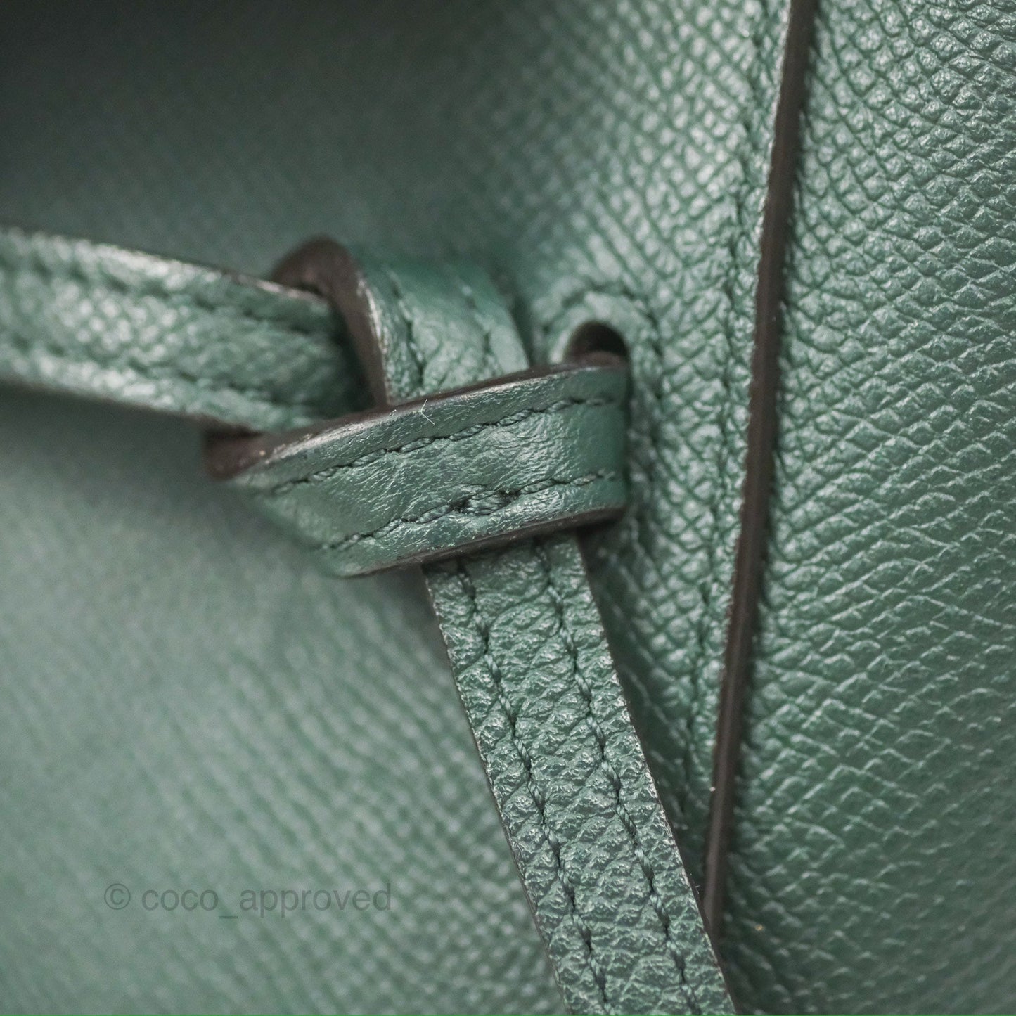 Celine Pico Belt Bag Amazone Green Grained Calfskin Gold Hardware