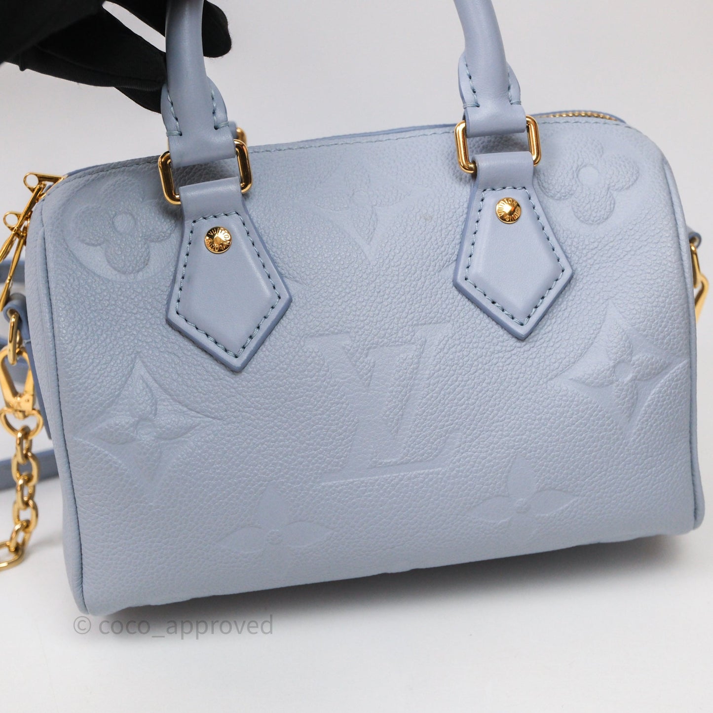 Louis Vuitton Speedy Bandoulière 20 Monogram Empreinte Lilac