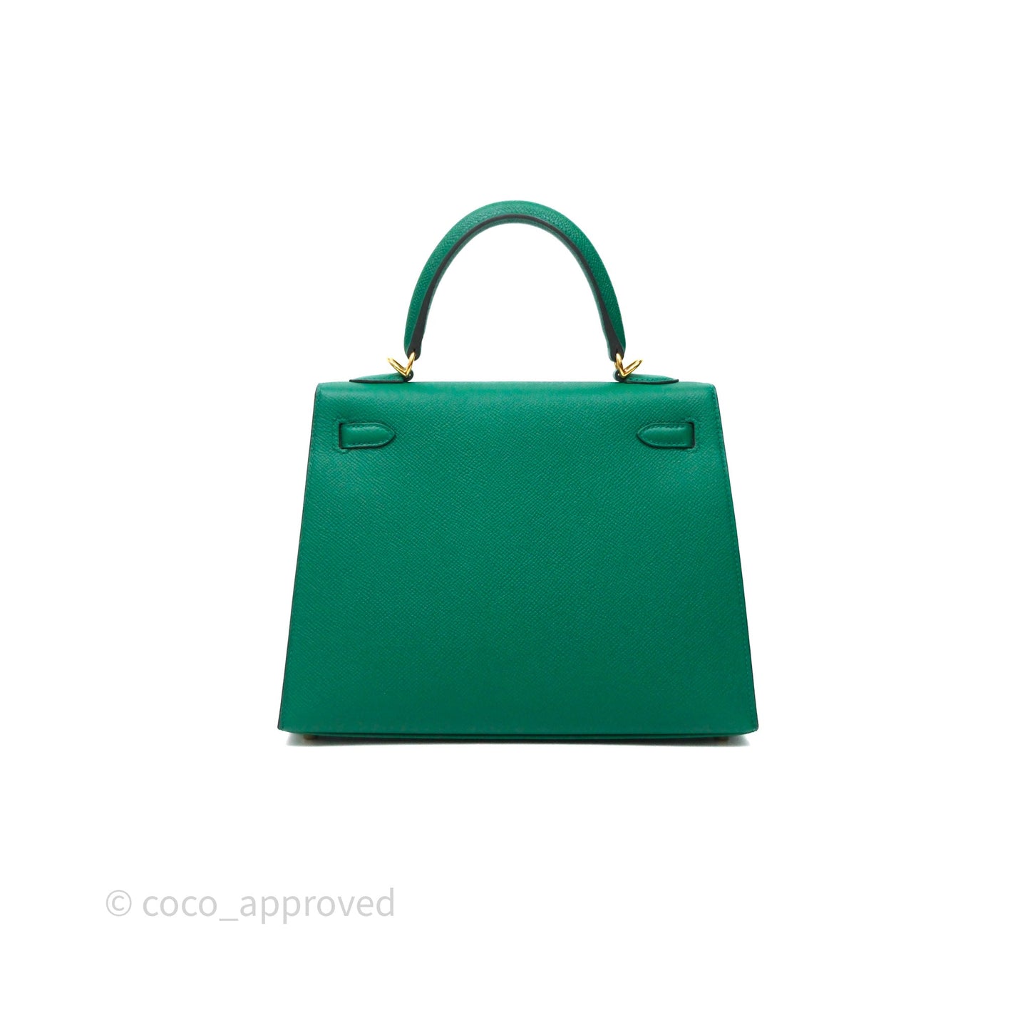 Hermes Kelly 25 Sellier Vert Vertigo Epsom Gold Hardware