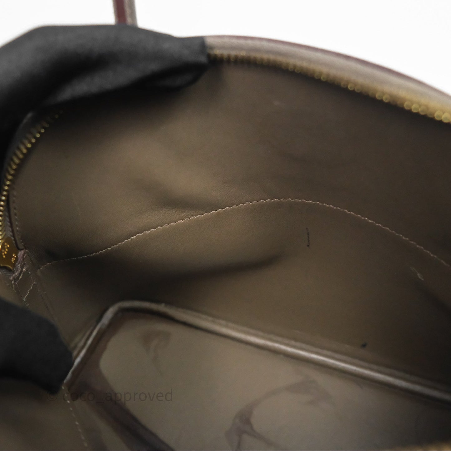 Hermès Bolide 27 Etain 8F Epsom Gold Hardware
