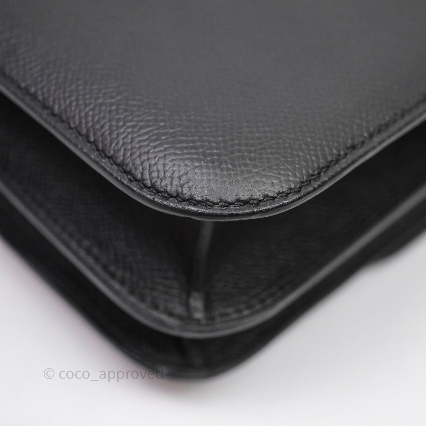 Hermès Constance 24 Noir 89 Epsom Gold Hardware