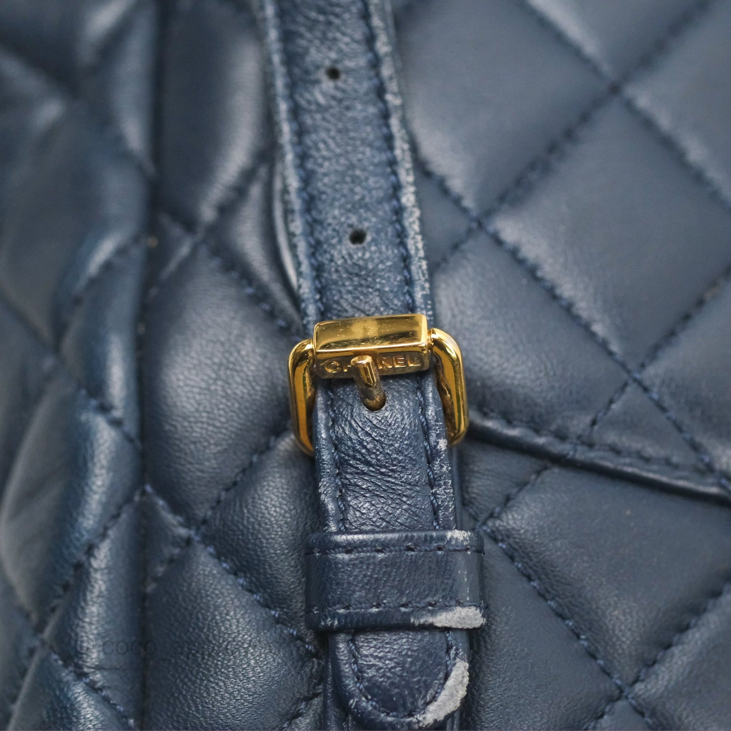 Chanel Mini Navy Calfskin Urban Spirit Backpack ⁣⁣⁣⁣⁣⁣⁣⁣⁣⁣⁣⁣⁣⁣Gold Hardware
