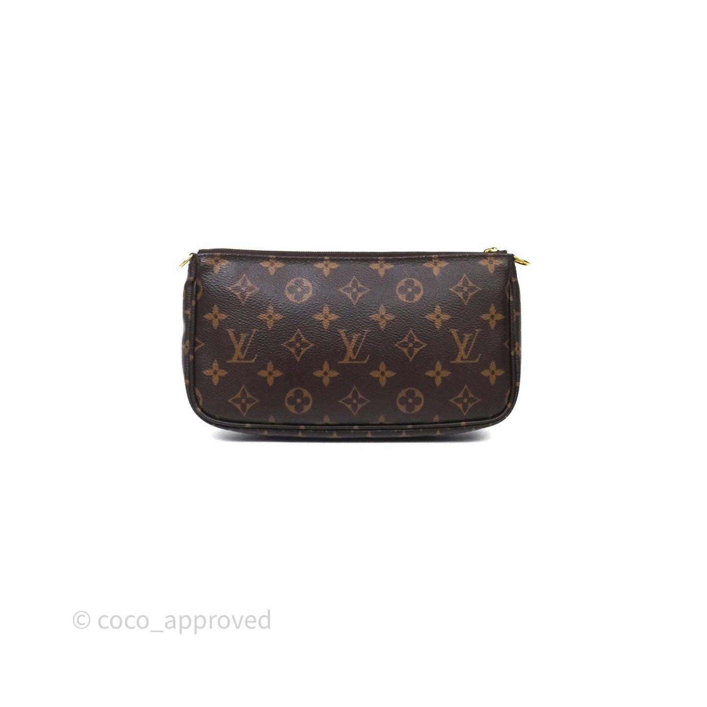 Louis Vuitton Multi Pochette Accessories Khaki Monogram Canvas