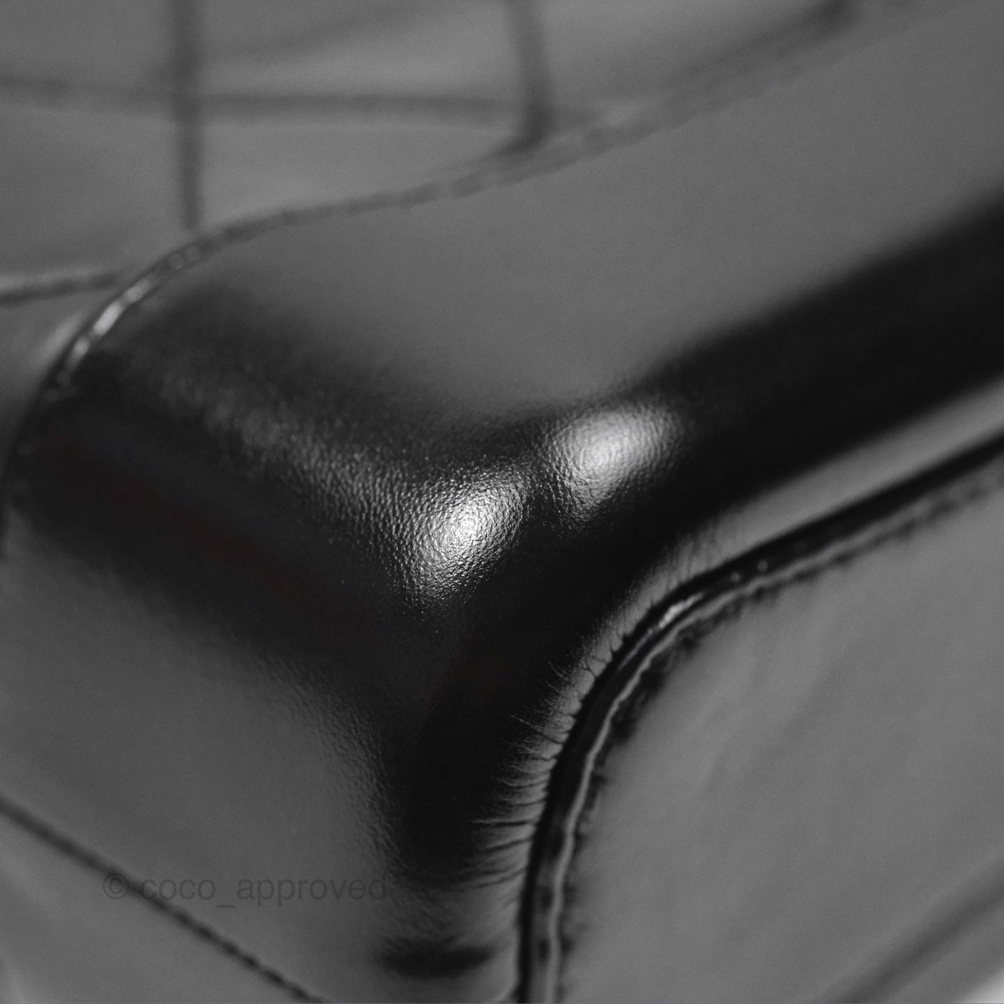 Chanel Small Gabrielle Hobo Quilted Black Aged Calfskin