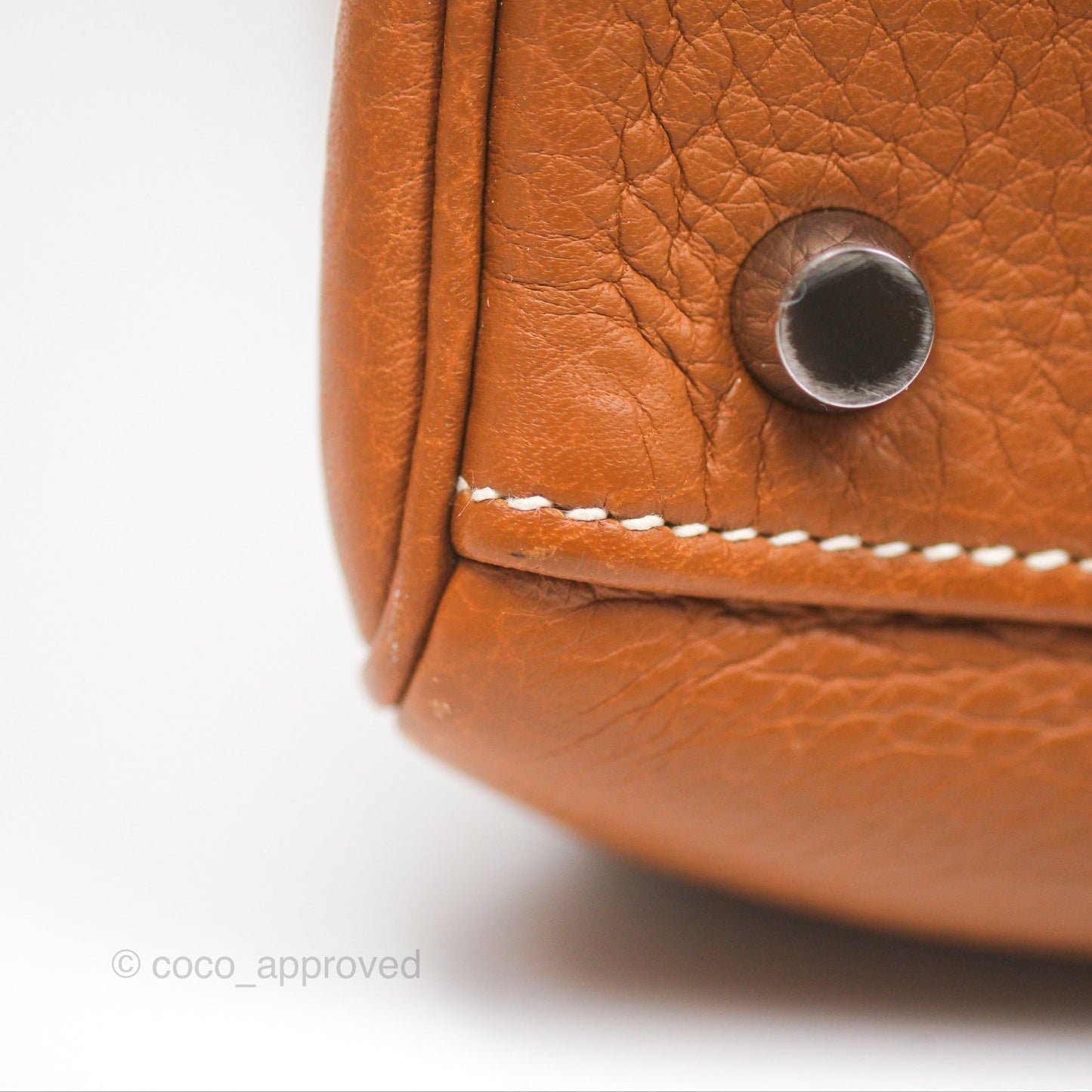 Hermès Kelly 32 Retourne Gold Togo Palladium Hardware