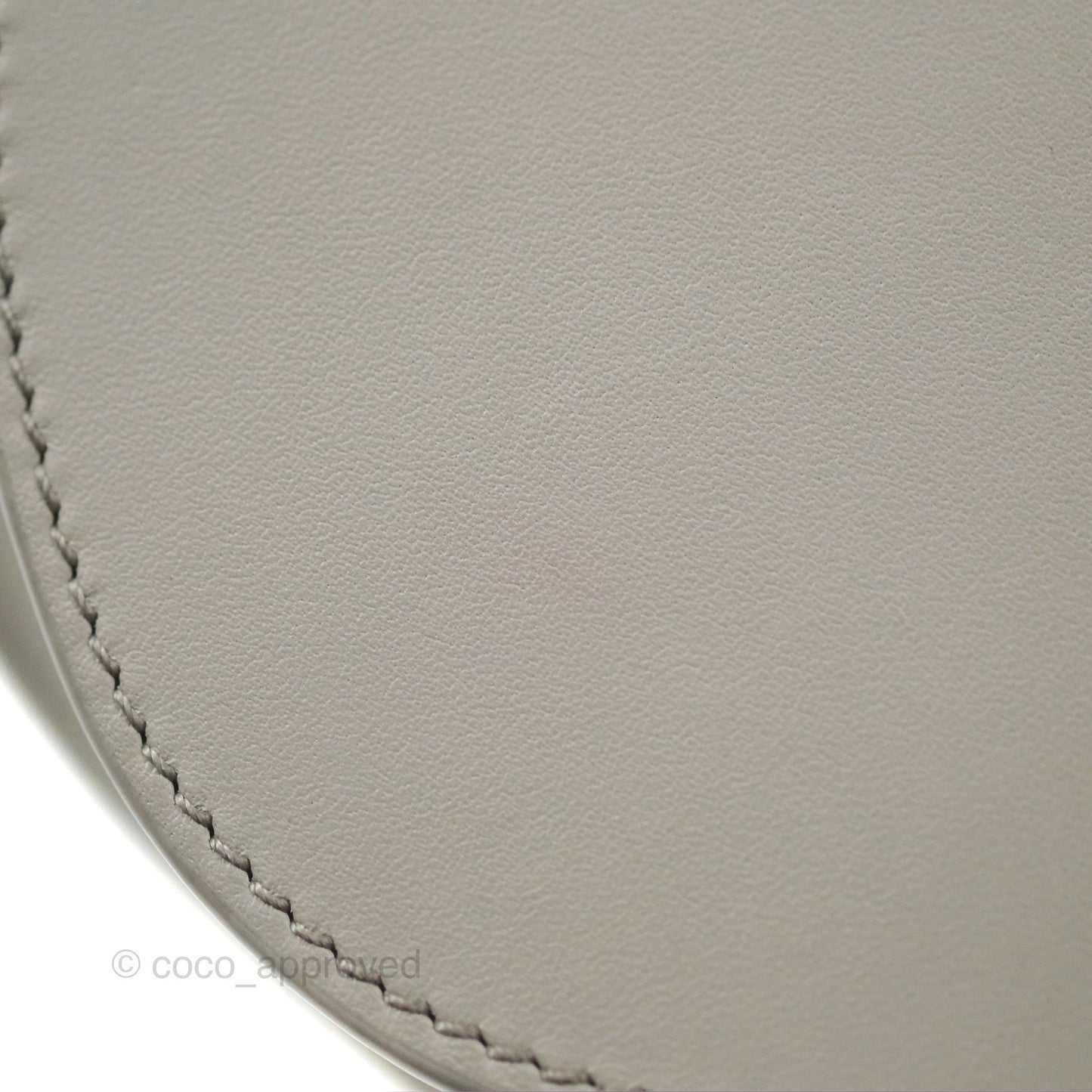 Loewe Mini Gate Dual Bag in Soft Calfskin & Jacquard Strap Light Grey