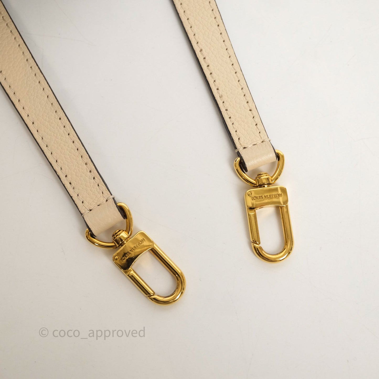 Louis Vuitton Diane Crème Beige Monogram Empreinte Leather