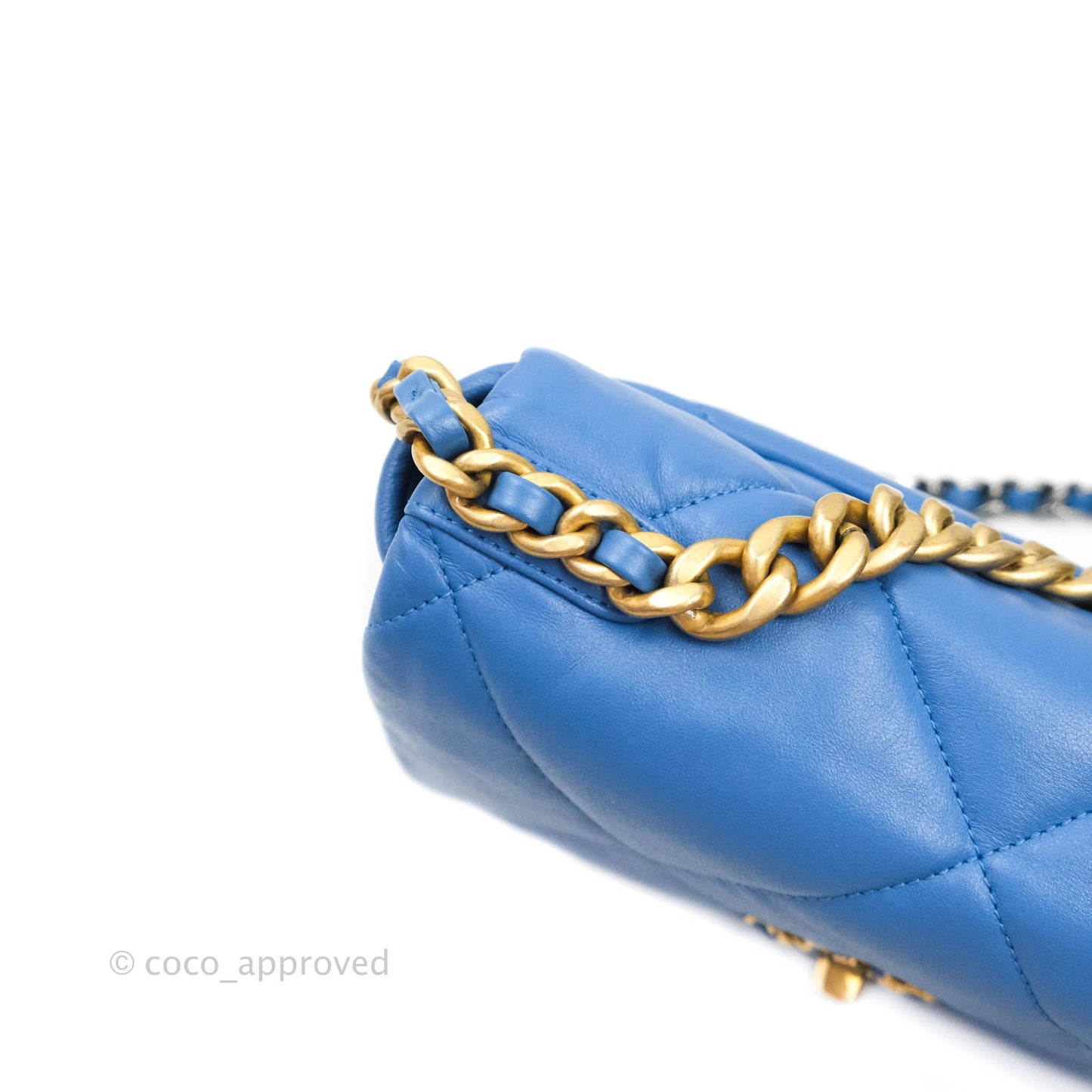 Chanel 19 Small Blue Mixed Hardware 20S