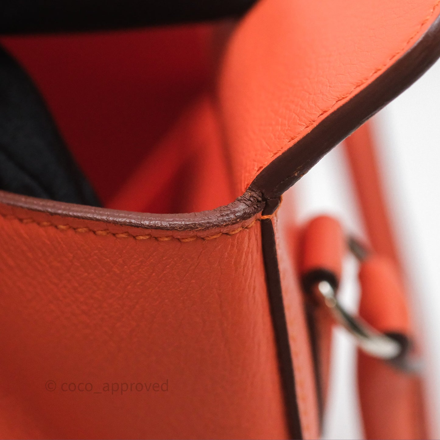 Hermès ToolBox 20 Mangue 9Z Evercolor Palladium Hardware