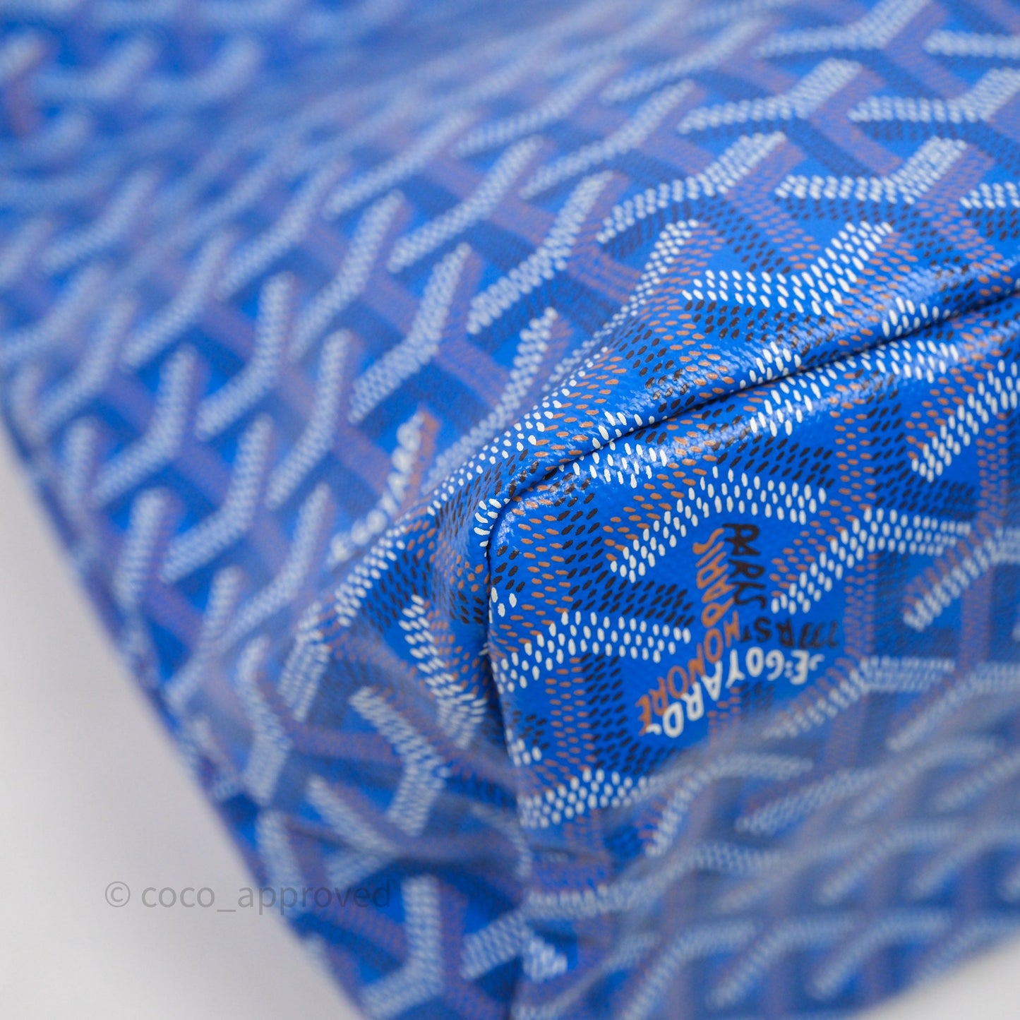 Goyard Bohème Hobo Bag Bleu Ciel Goyardine Canvas