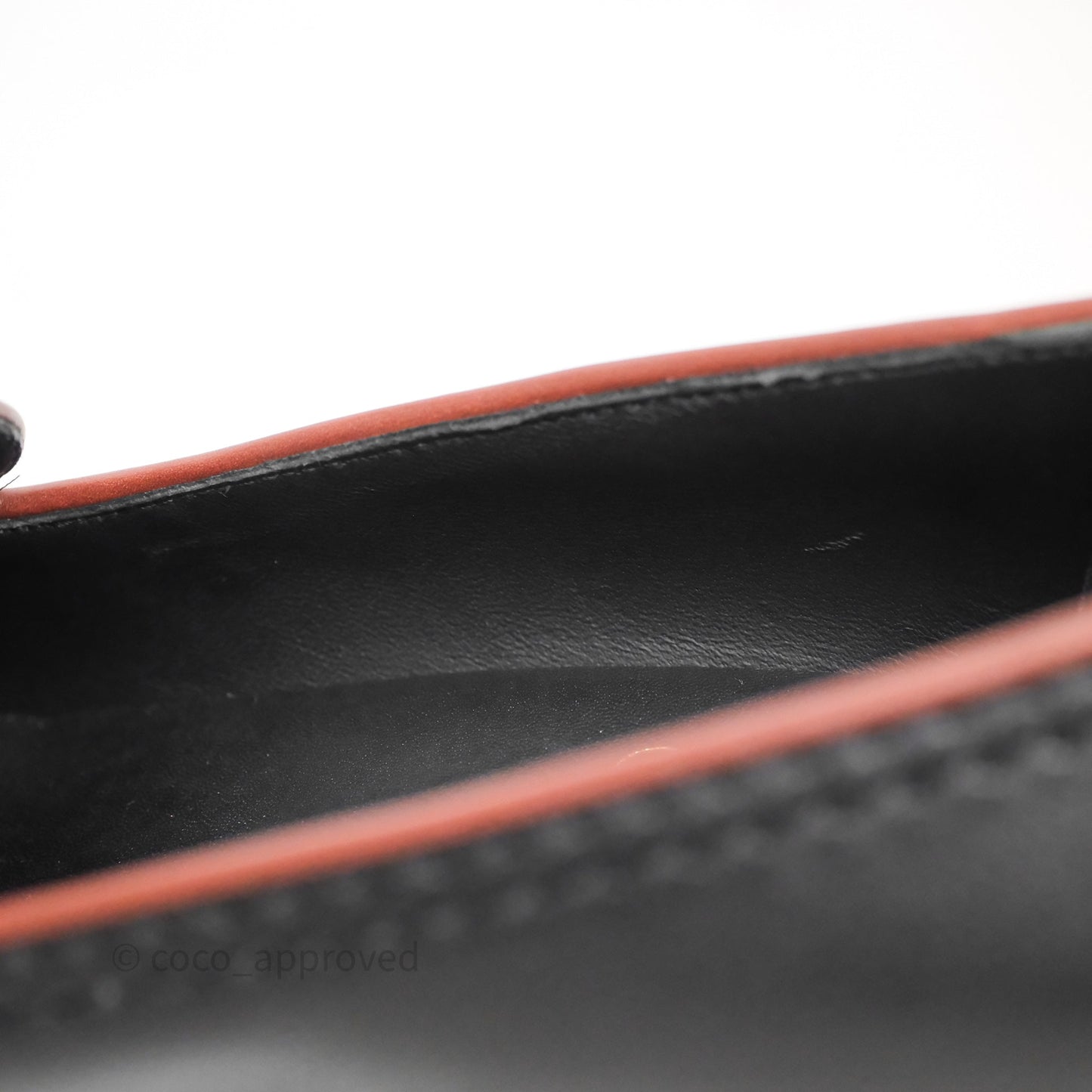 Chanel CC Loafers Black/ Brown Calfskin Size 35.5