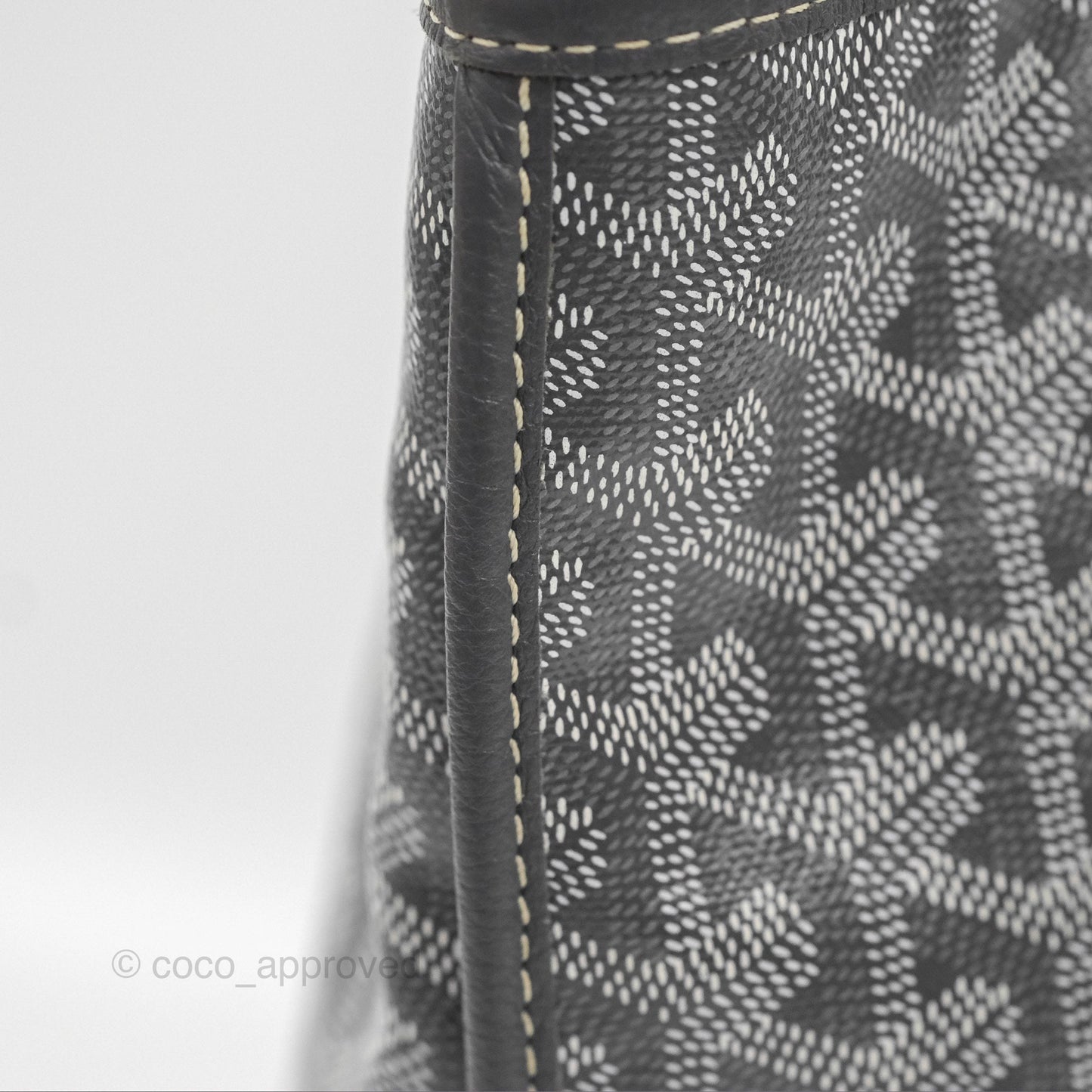 Goyard Anjou Mini Bag Goyardine Canvas Grey