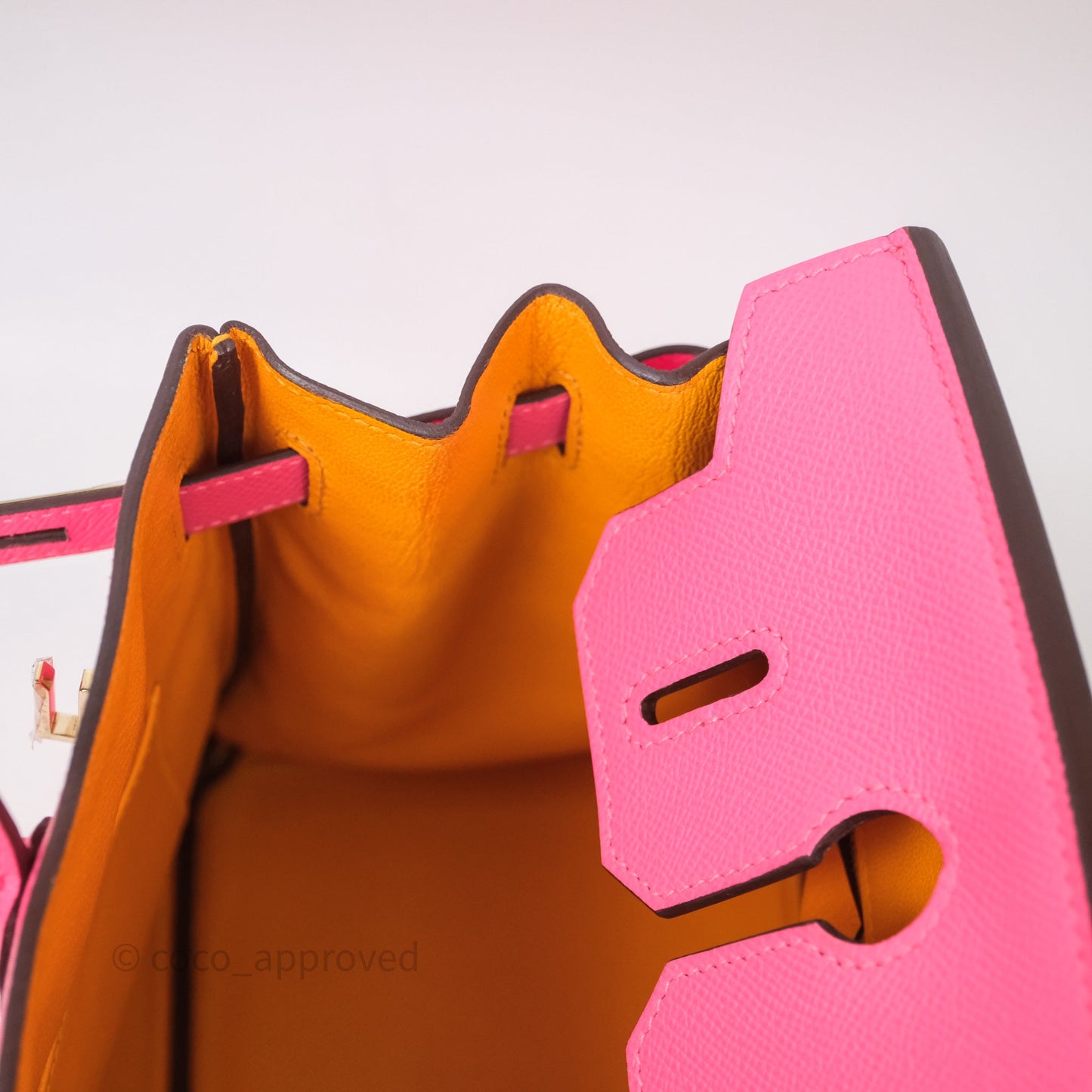 Hermès Birkin 30 Special Order Rose Azalée Permabrass Gold Hardware