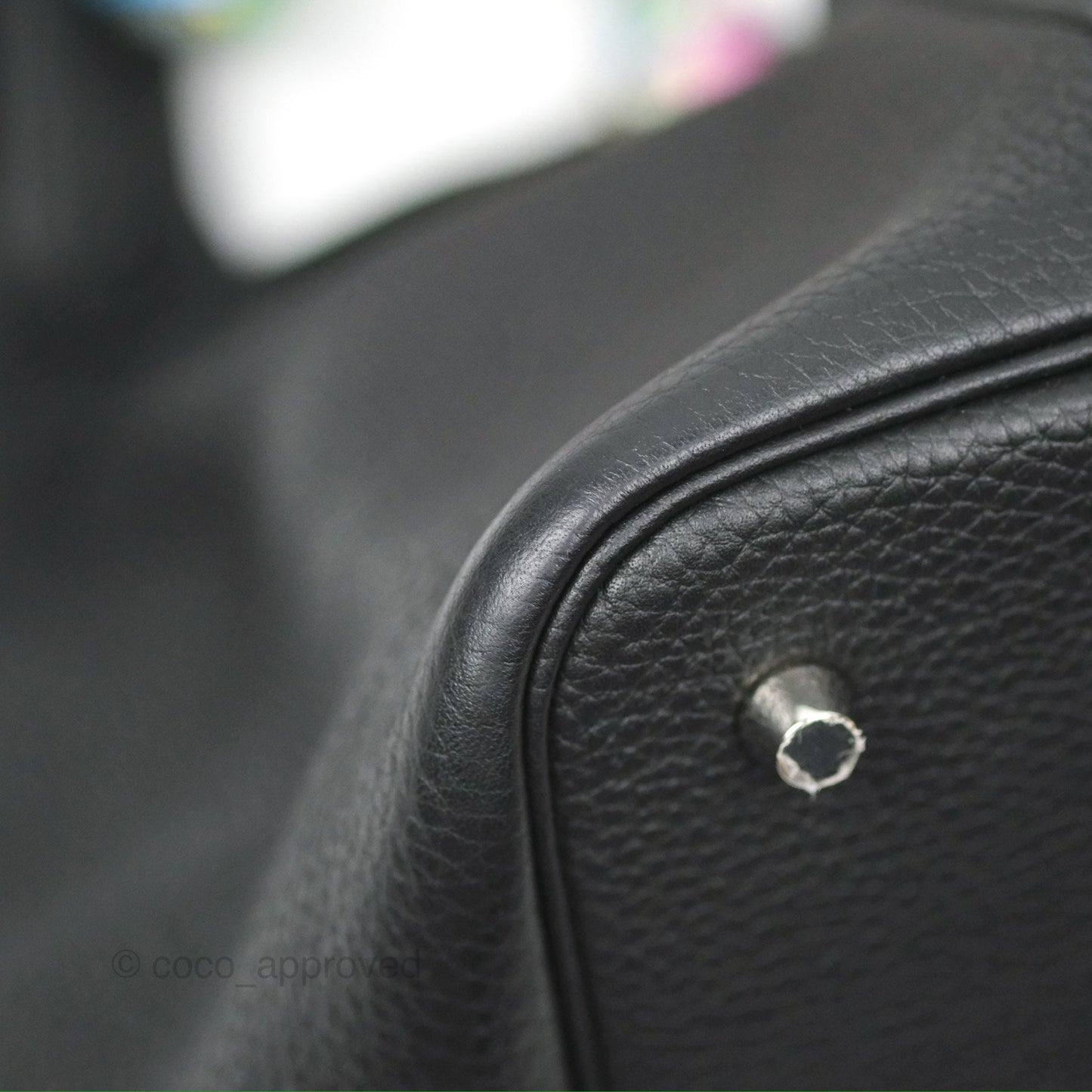 Hermès Picotin 22 Black Noir 89 Clemence Palladium Hardware