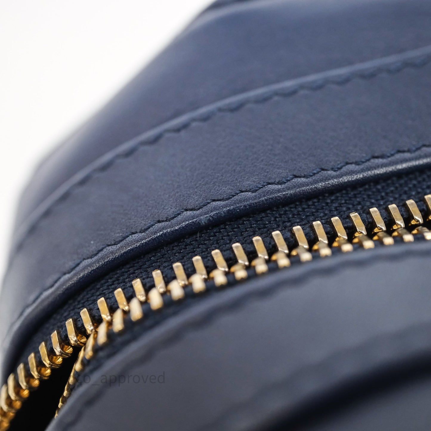 Chanel CC Octagon Camera Case Lambskin Navy Gold Hardware