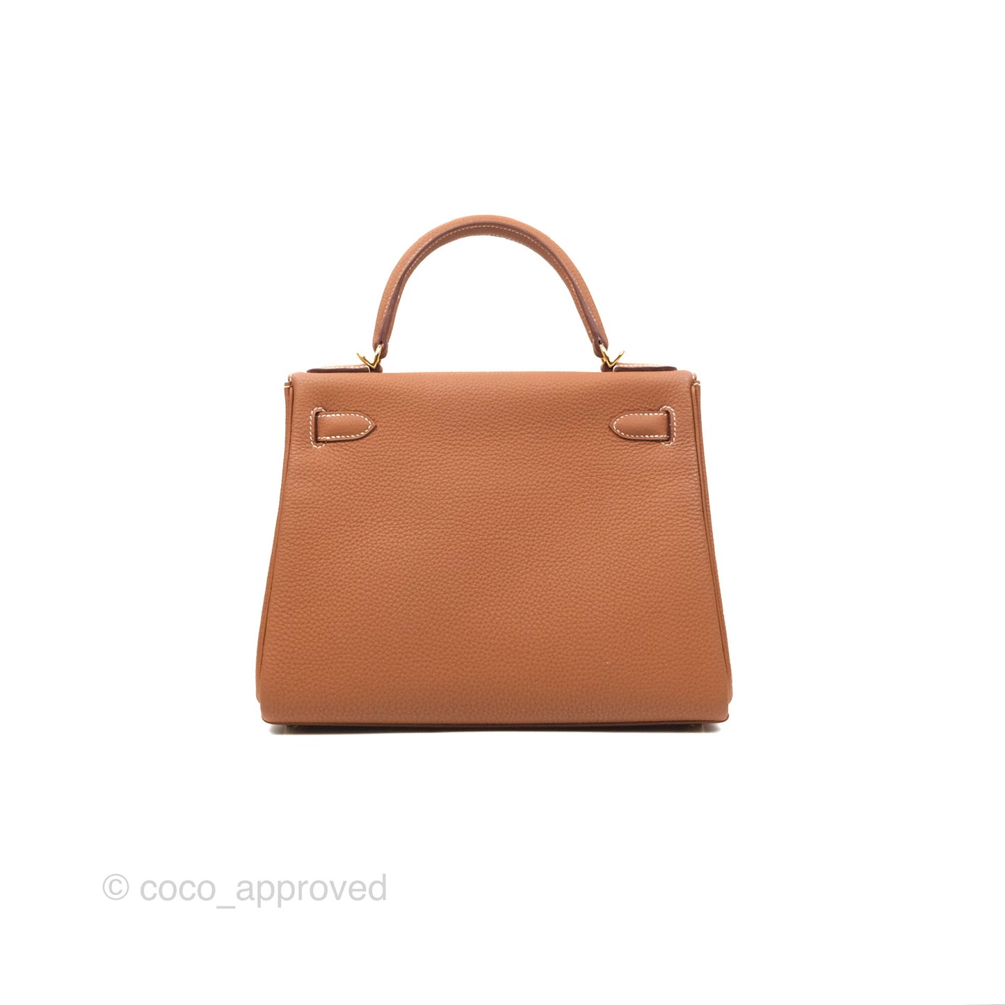 Hermès Kelly 28 Retourne Gold Togo Gold Hardware