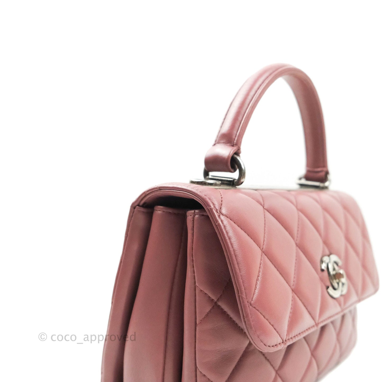 Chanel Trendy CC Small Mauve Pink Lambskin Ruthenium Hardware